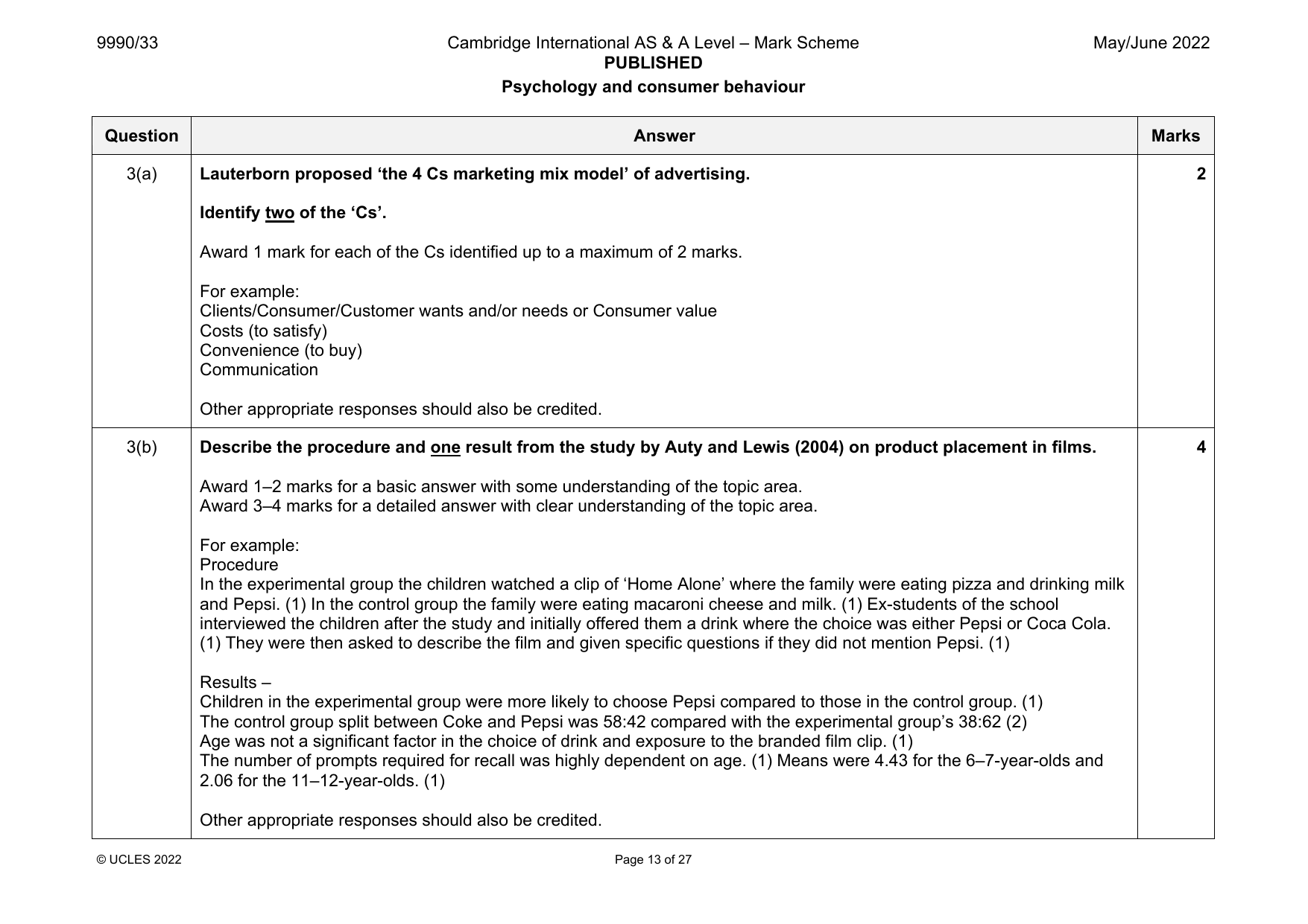 9990-2022-mj-33-q03 official mark scheme page