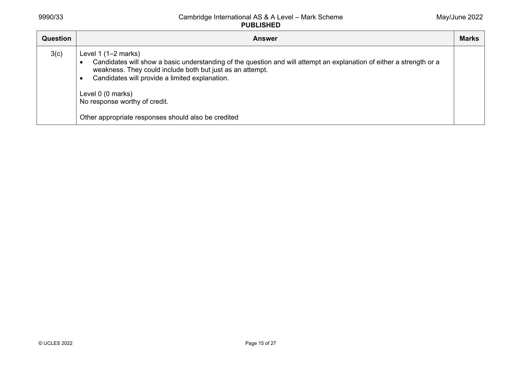 9990-2022-mj-33-q03 official mark scheme page