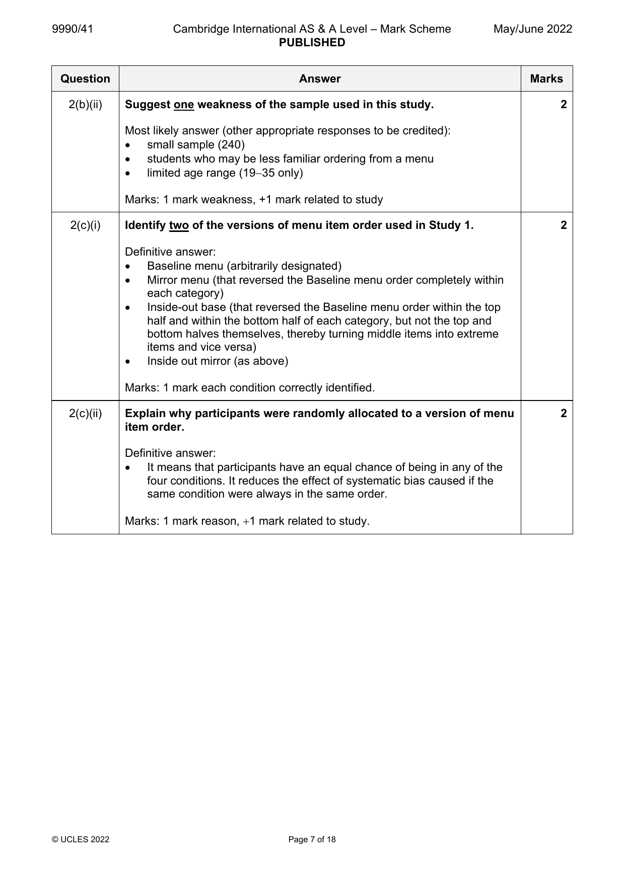 9990-2022-mj-41-q02 official mark scheme page