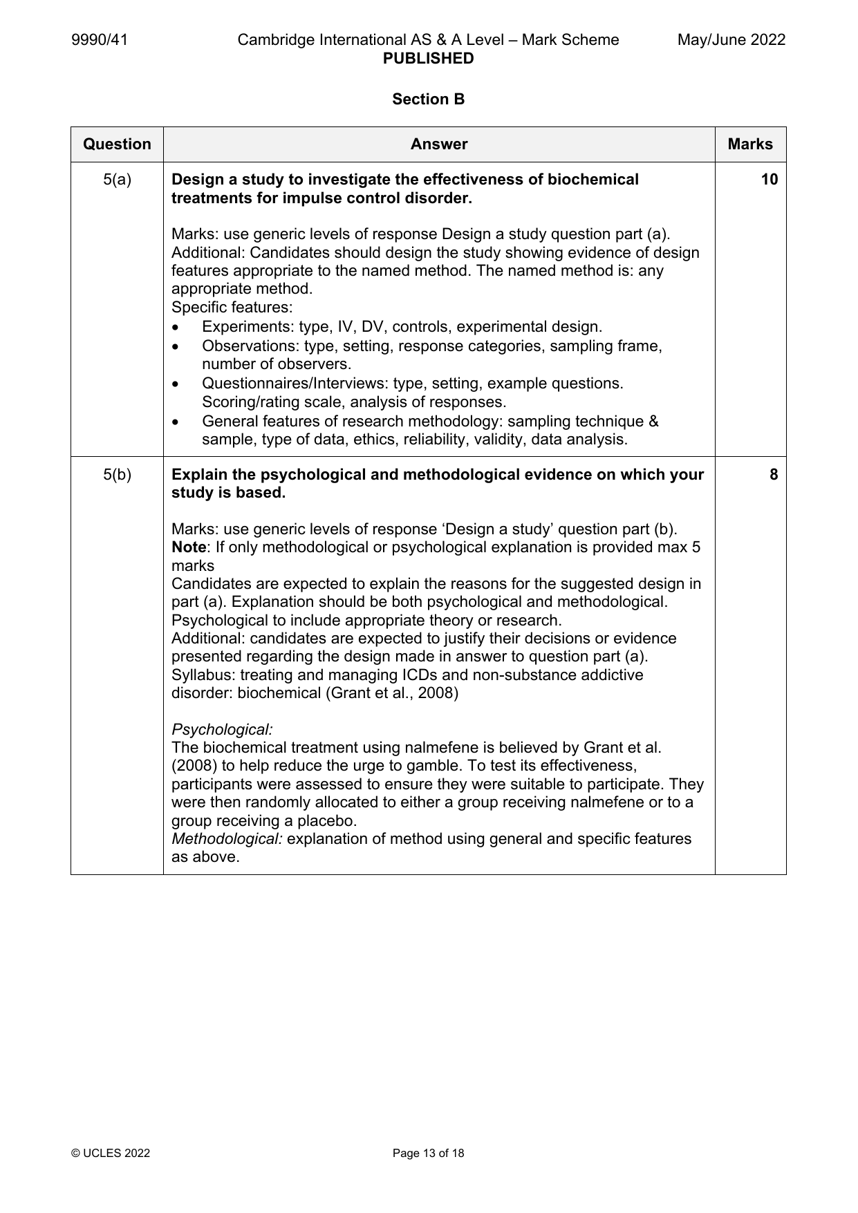 9990-2022-mj-41-q05 official mark scheme page