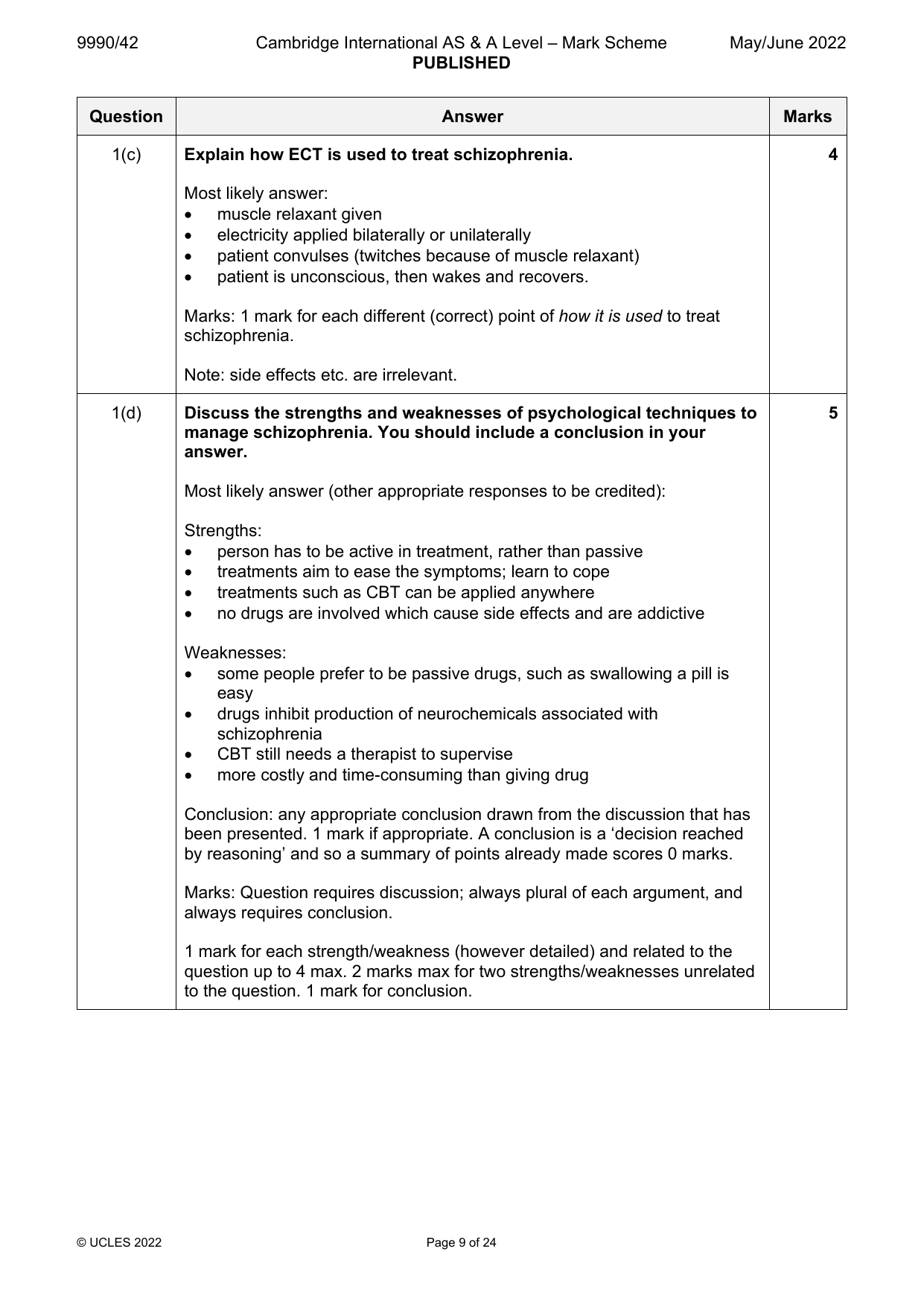 9990-2022-mj-42-q01 official mark scheme page