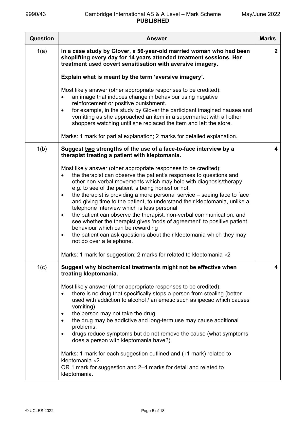 9990-2022-mj-43-q01 official mark scheme page
