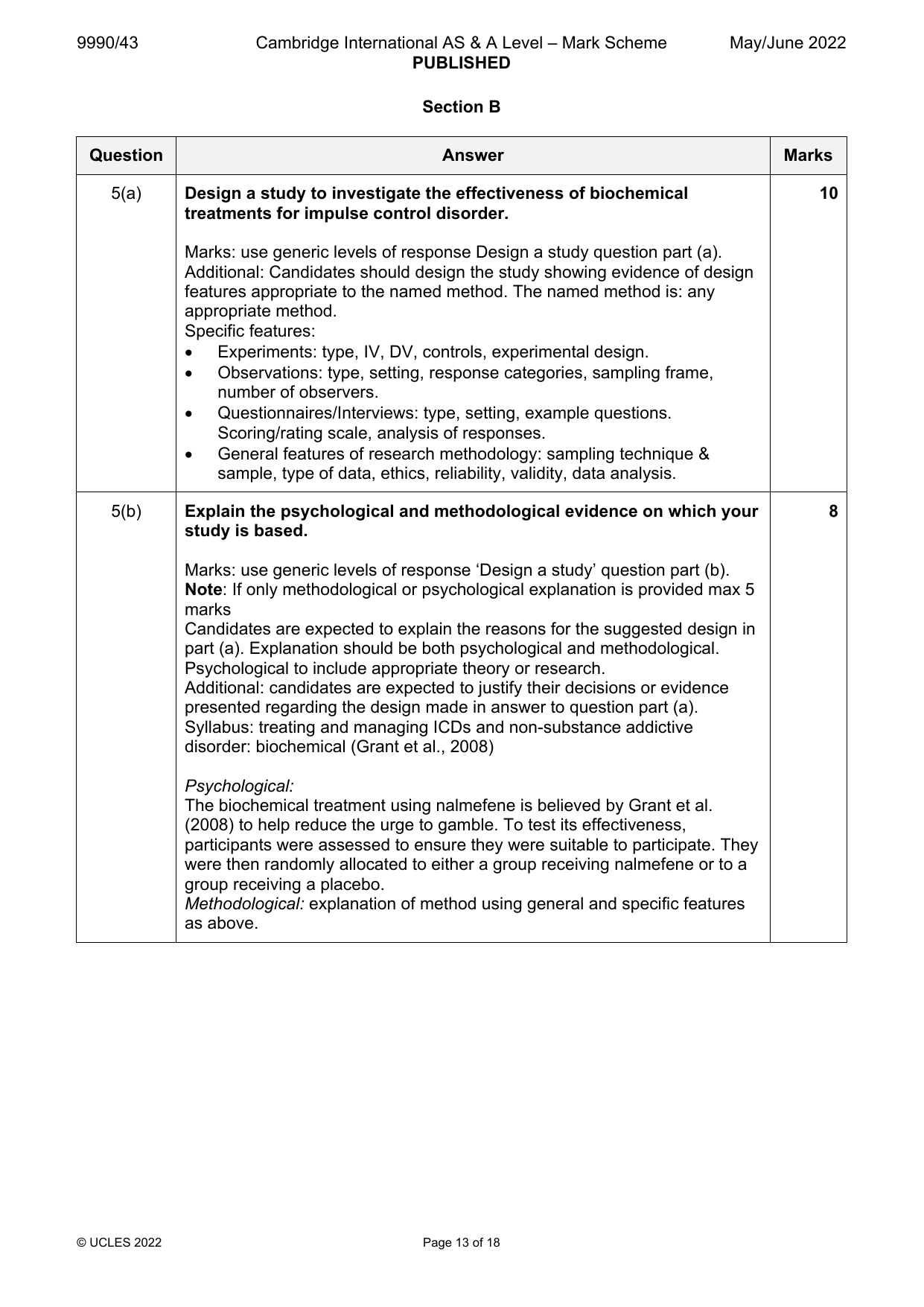 9990-2022-mj-43-q05 official mark scheme page
