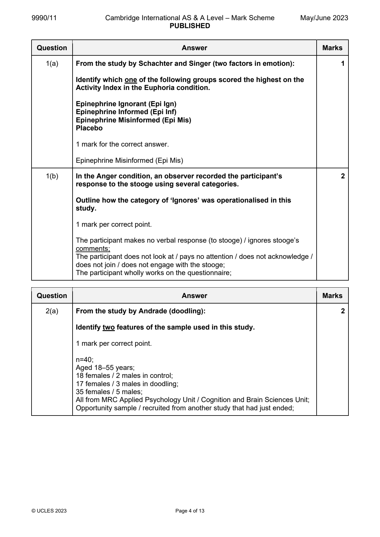 9990-2023-mj-11-q01 official mark scheme page