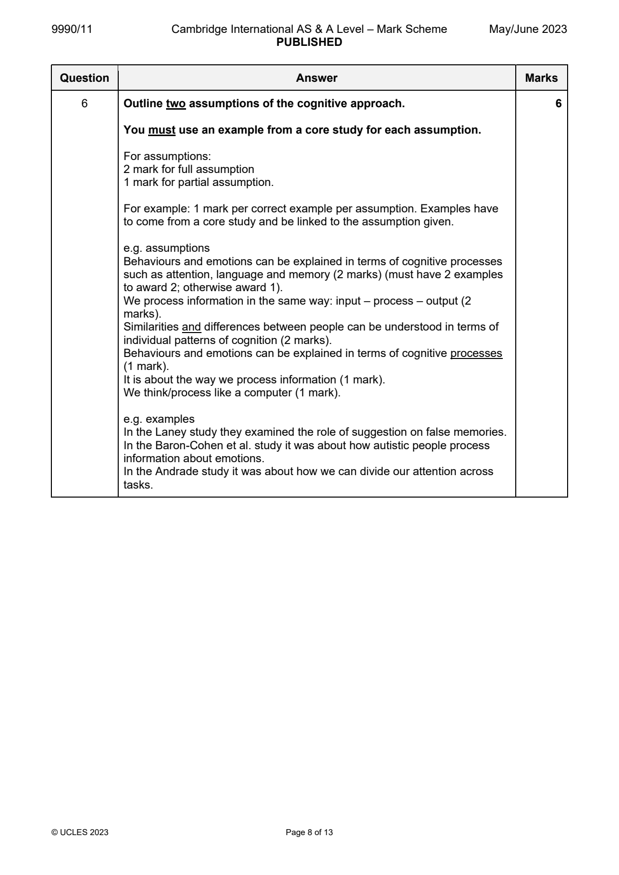 9990-2023-mj-11-q06 official mark scheme page