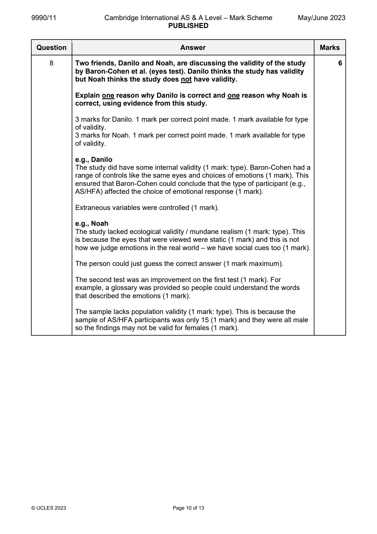 9990-2023-mj-11-q08 official mark scheme page