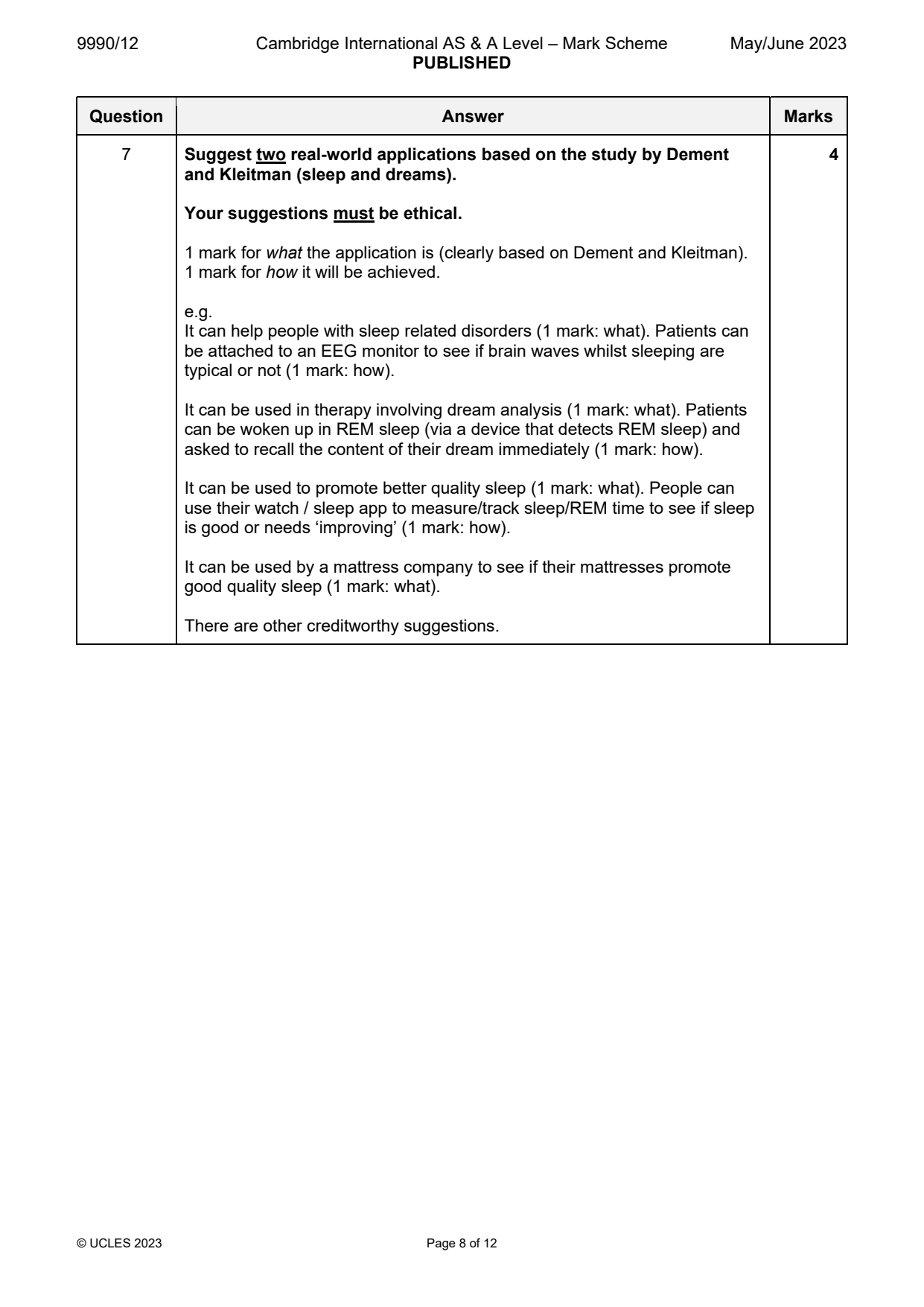 9990-2023-mj-12-q07 official mark scheme page