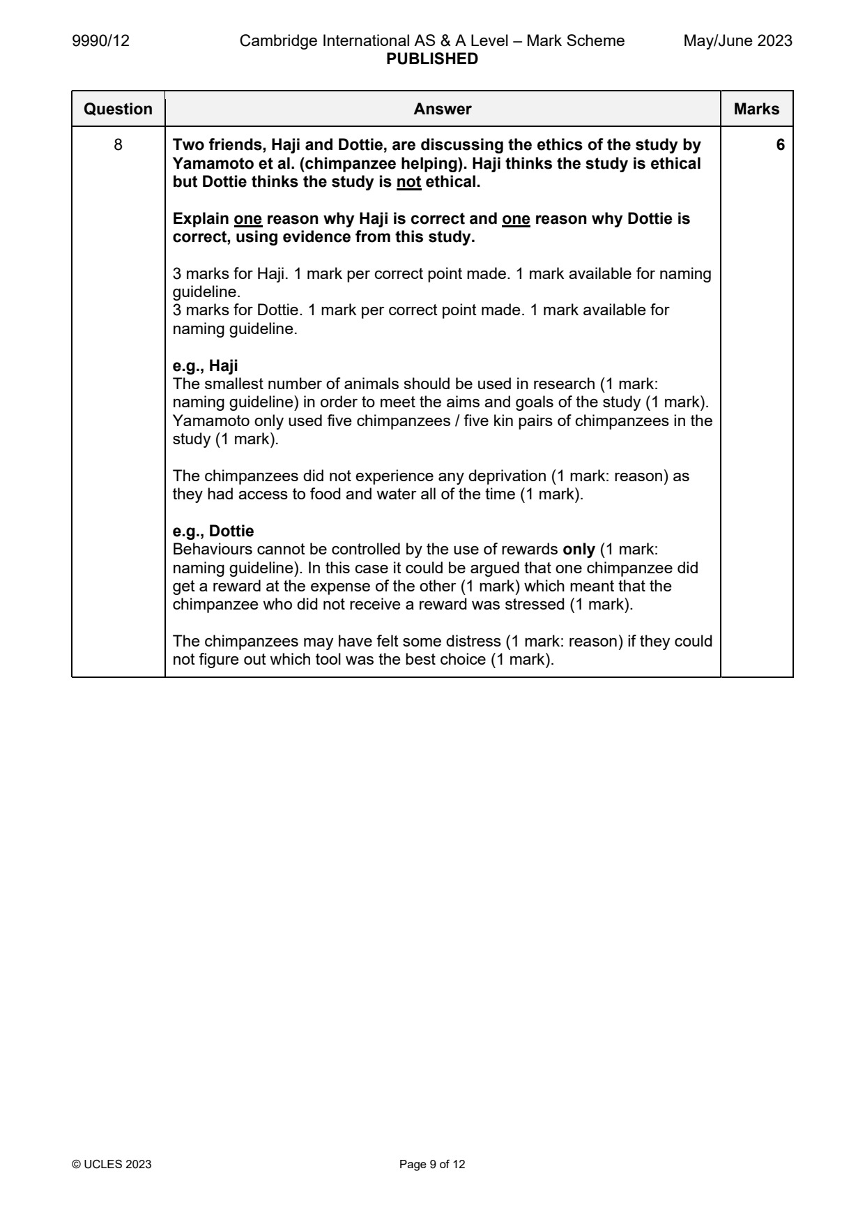 9990-2023-mj-12-q08 official mark scheme page
