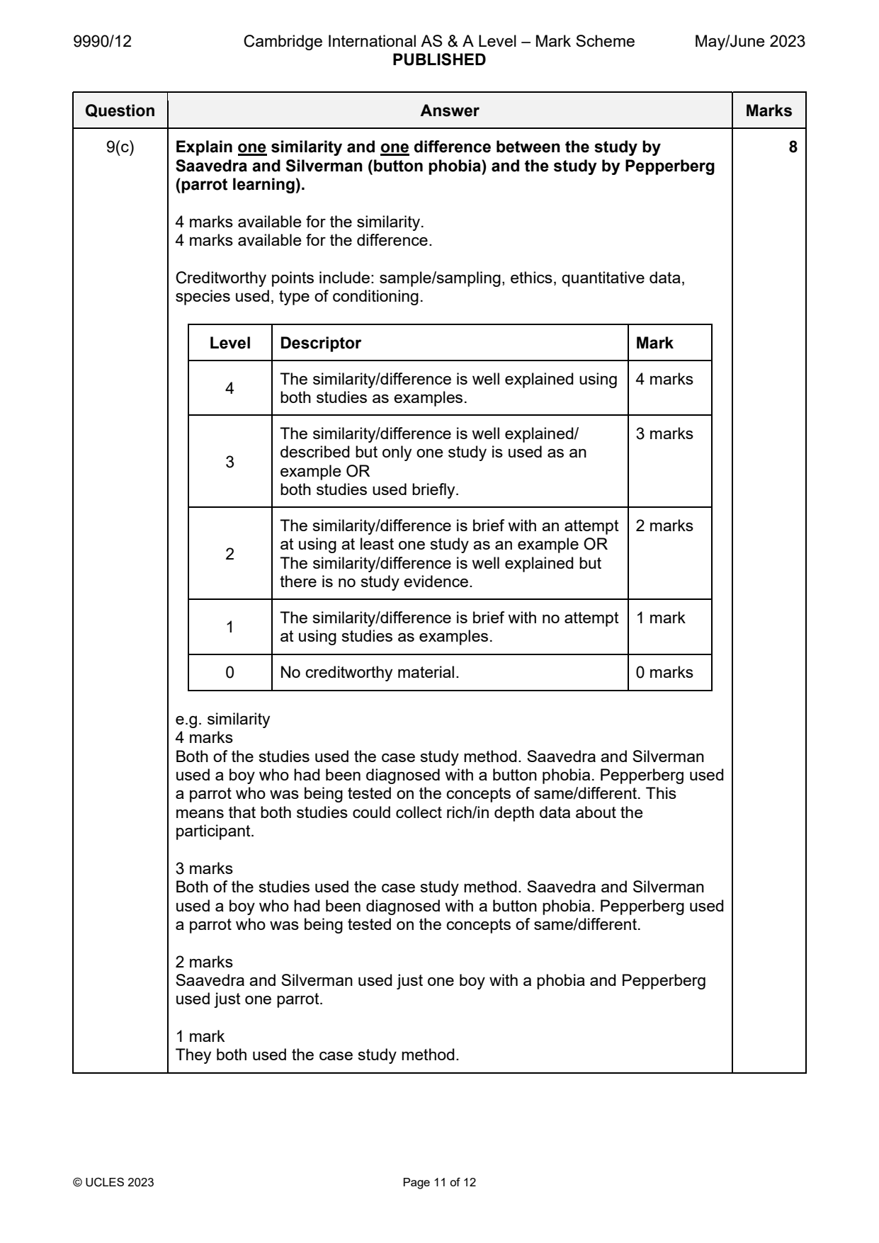 9990-2023-mj-12-q09 official mark scheme page