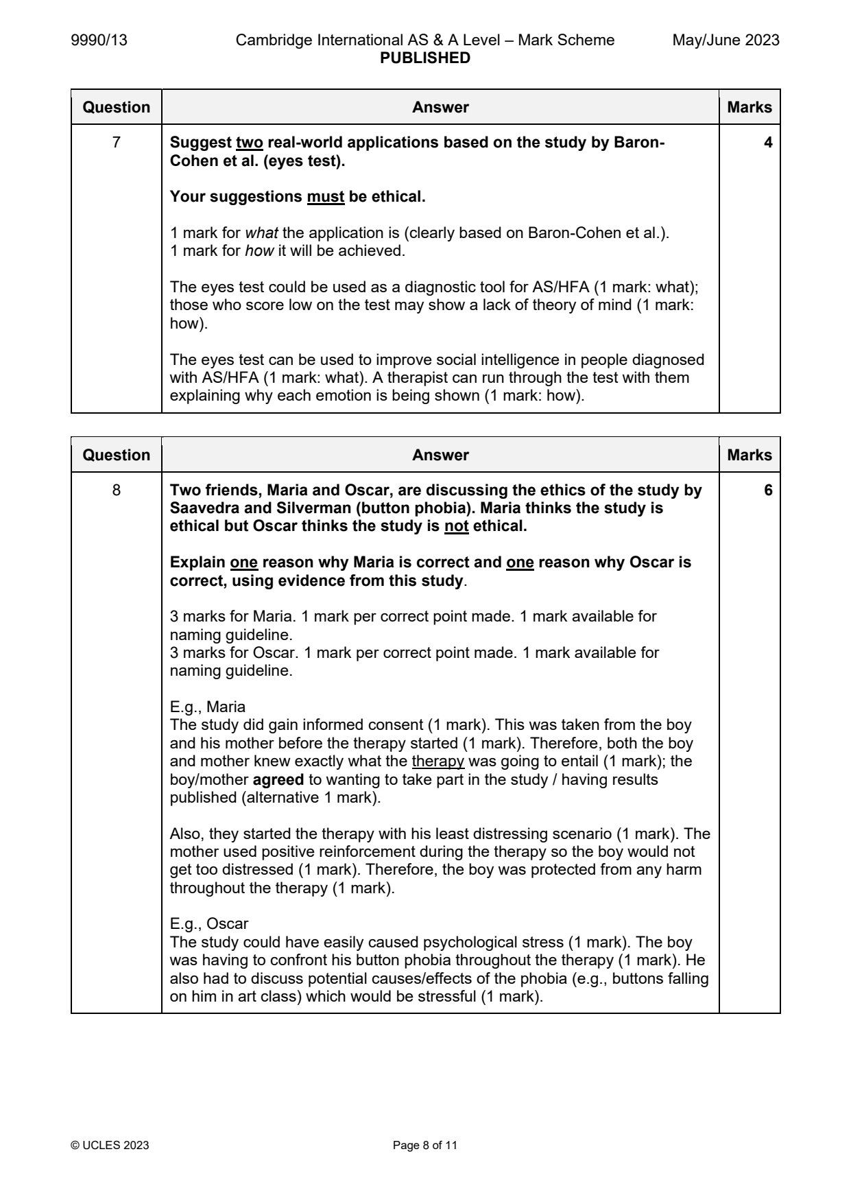 9990-2023-mj-13-q08 official mark scheme page