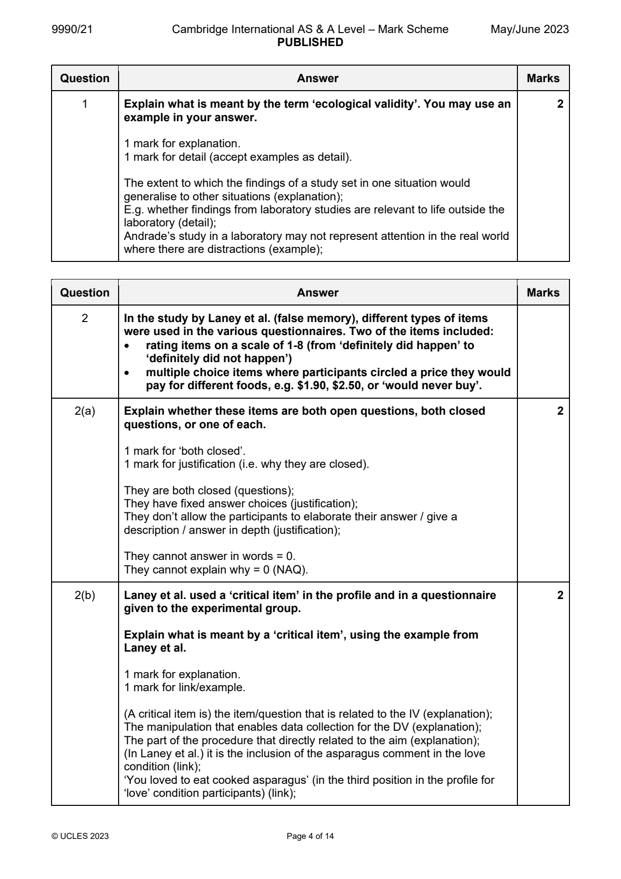 9990-2023-mj-21-q01 official mark scheme page