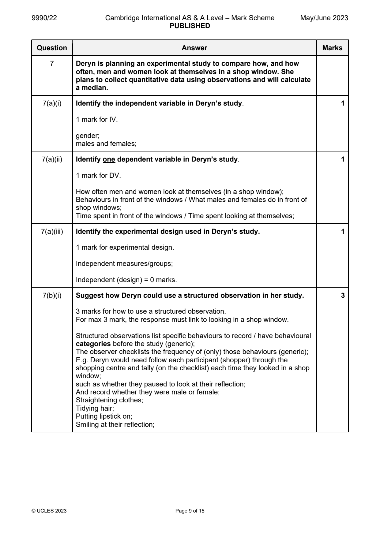 9990-2023-mj-22-q07 official mark scheme page