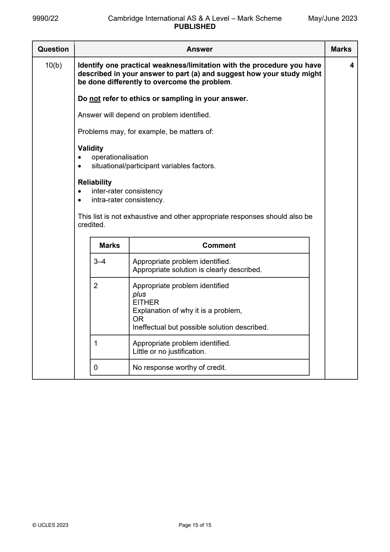 9990-2023-mj-22-q10 official mark scheme page
