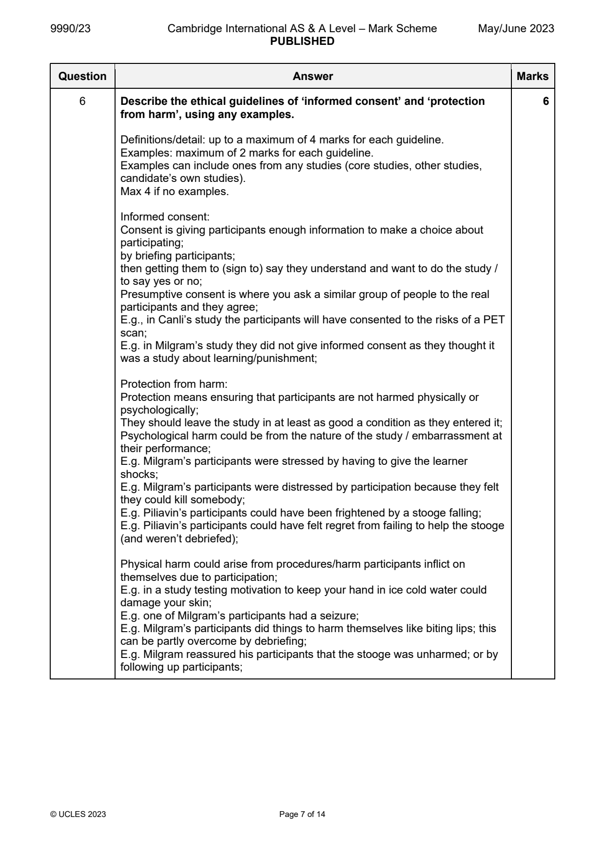 9990-2023-mj-23-q06 official mark scheme page