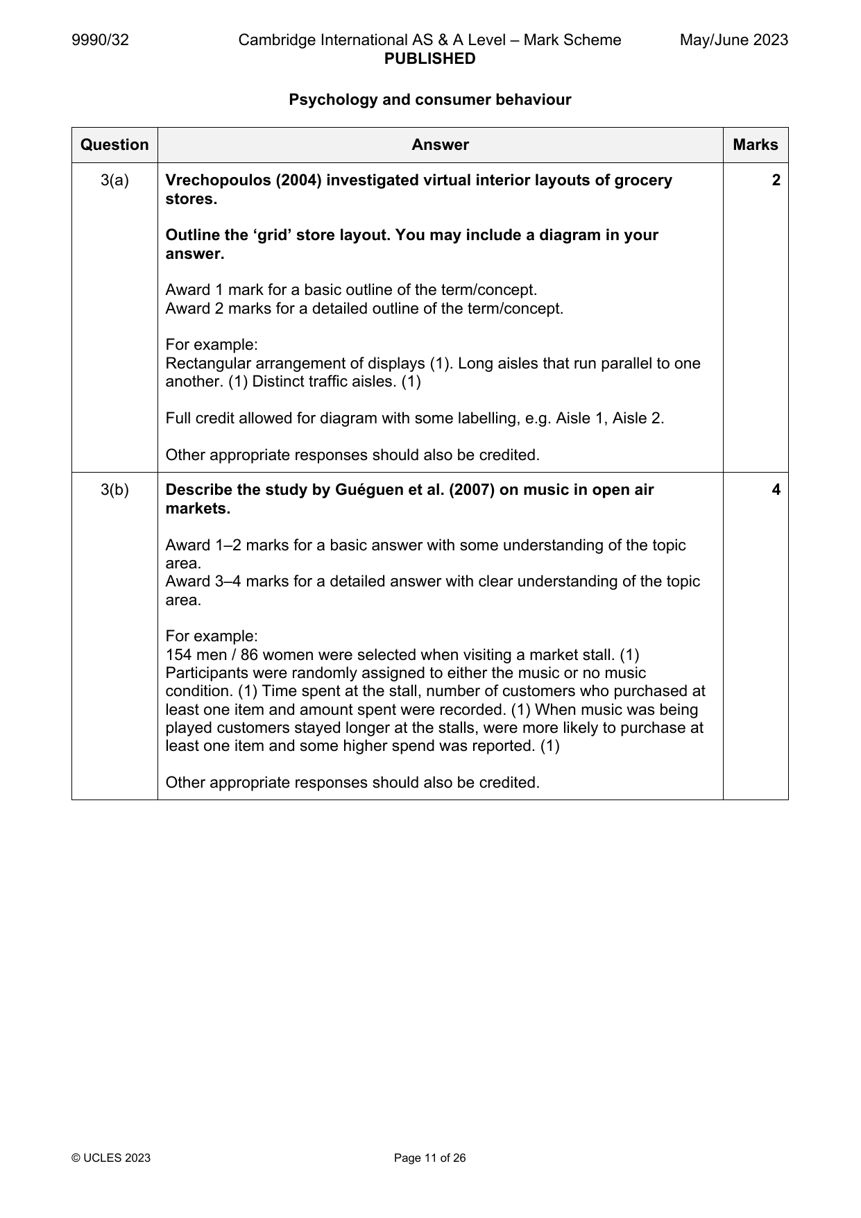 9990-2023-mj-32-q03 official mark scheme page