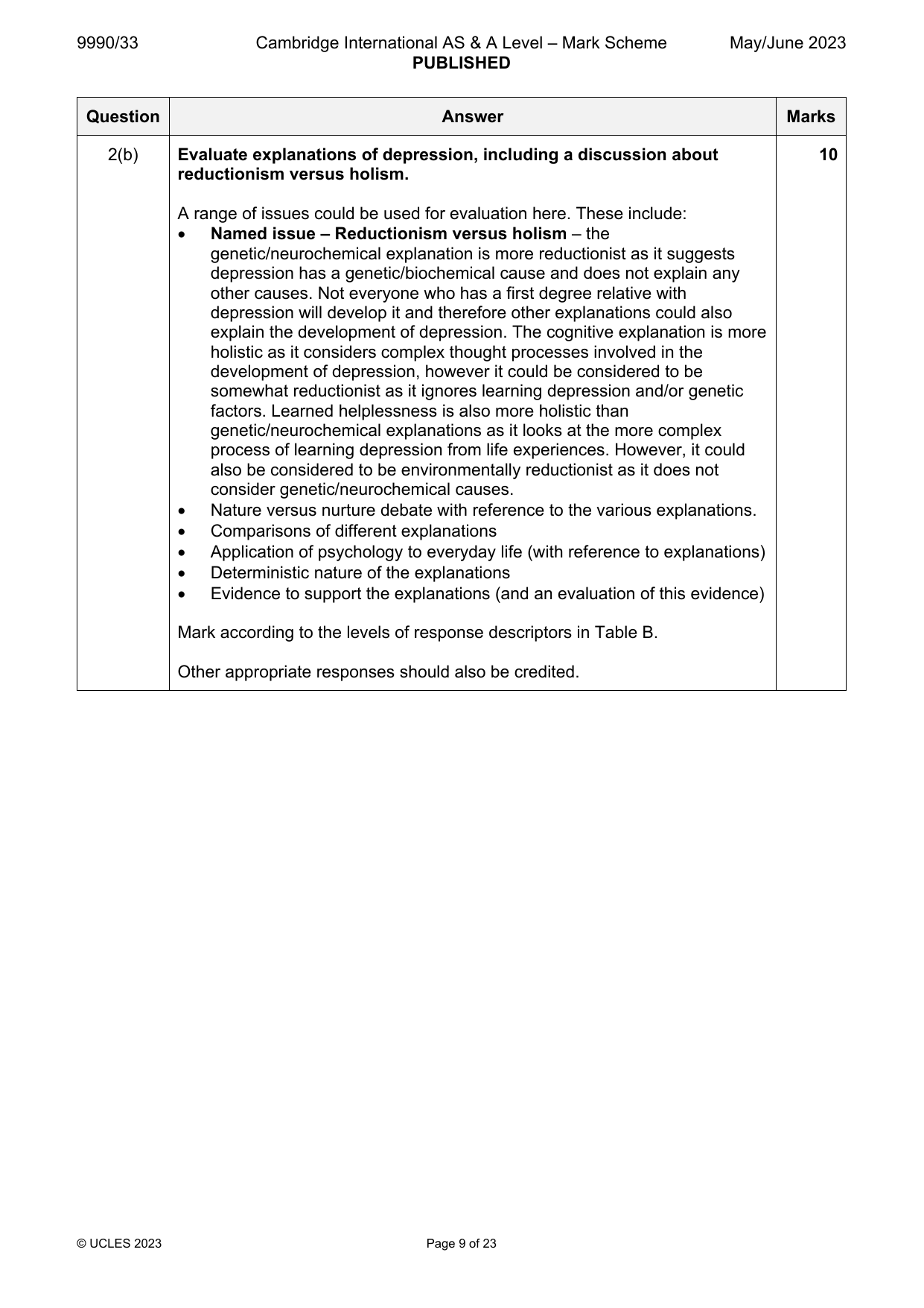 9990-2023-mj-33-q02 official mark scheme page