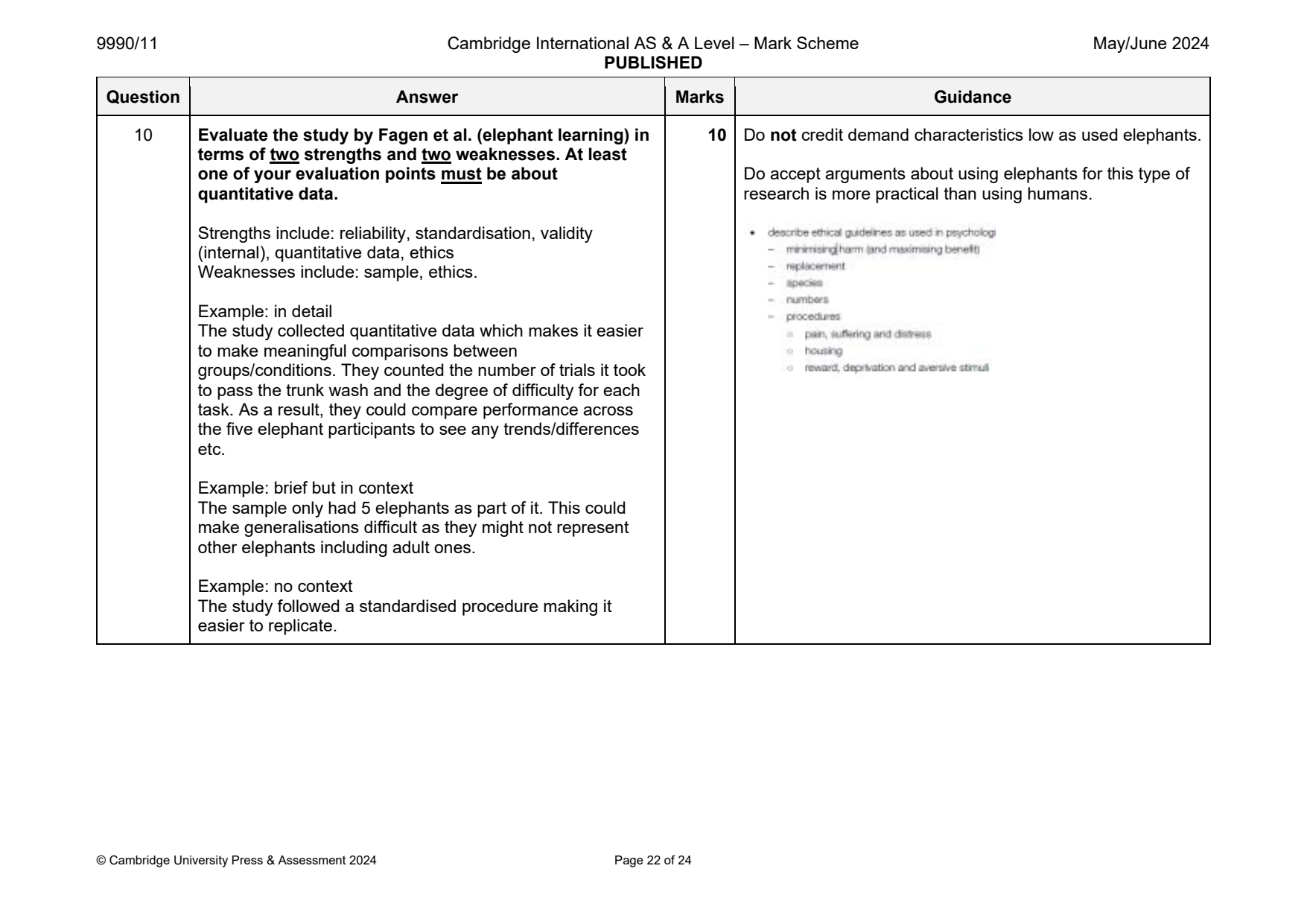 9990-2024-mj-11-q10 official mark scheme page