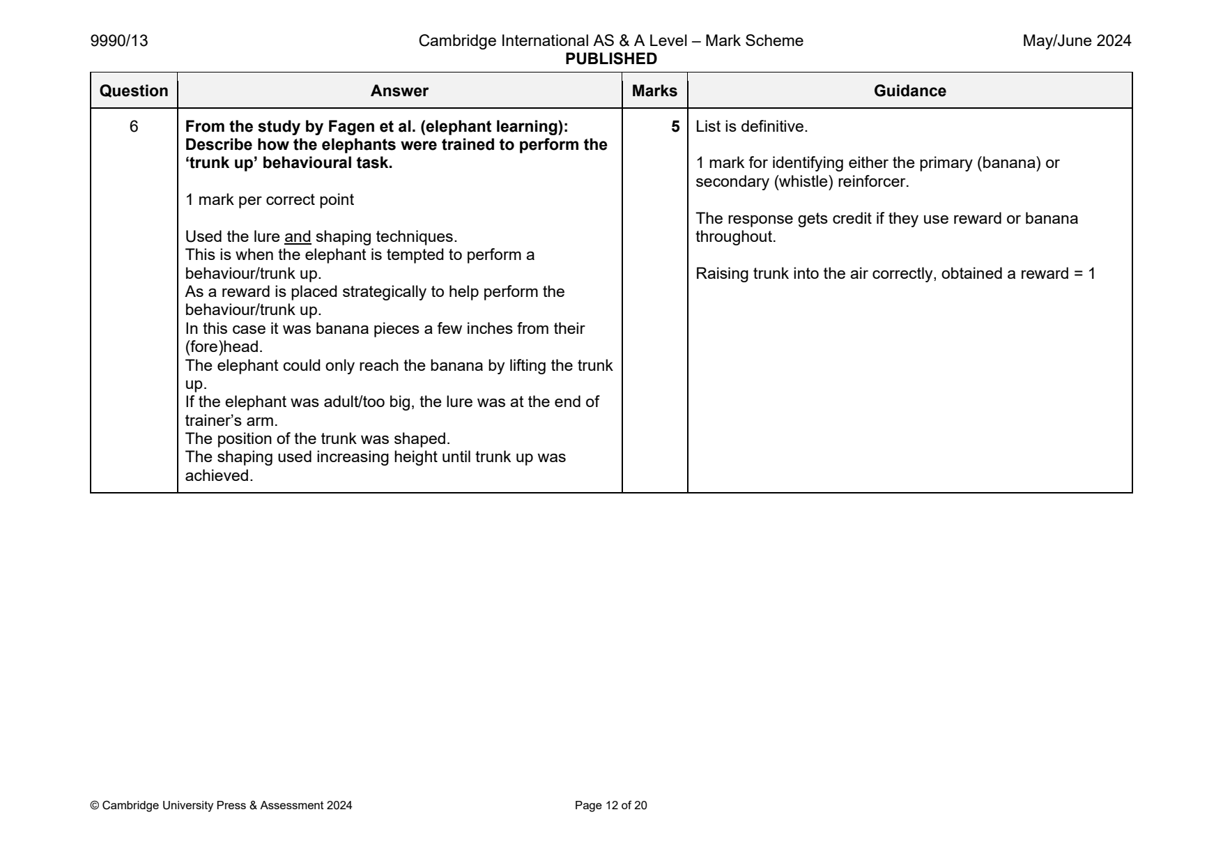 9990-2024-mj-13-q06 official mark scheme page