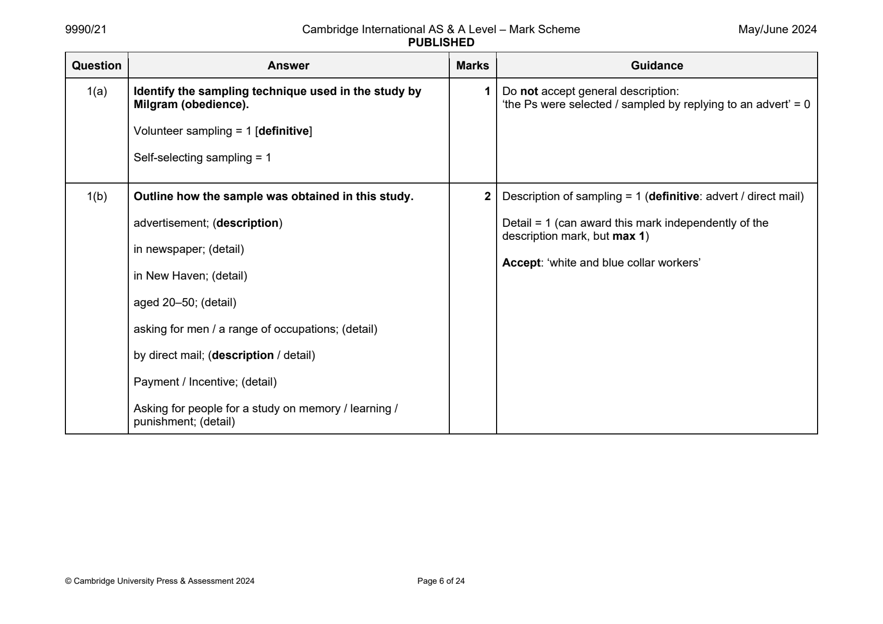 9990-2024-mj-21-q01 official mark scheme page