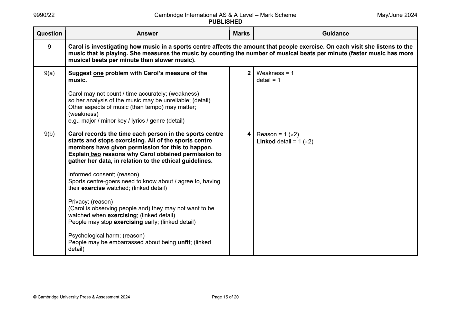 9990-2024-mj-22-q09 official mark scheme page