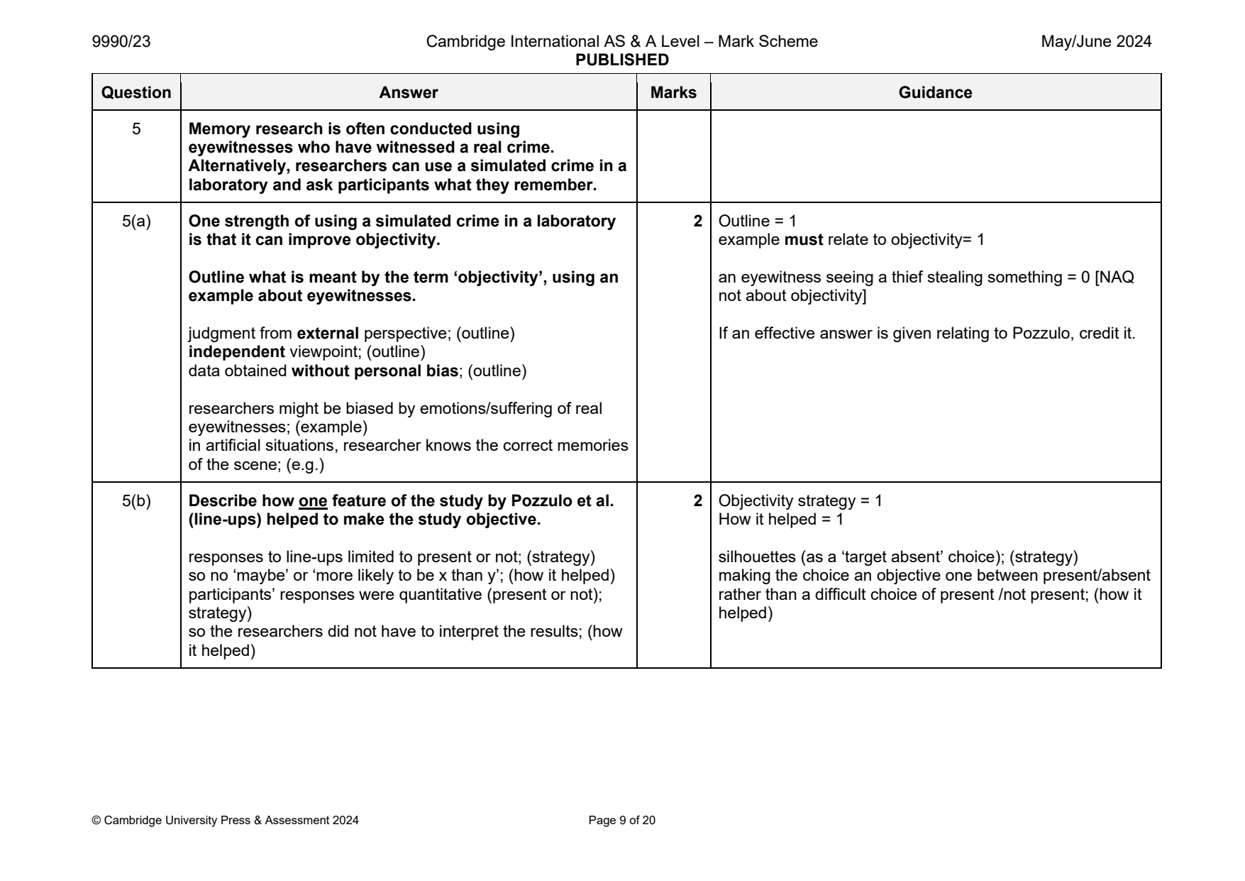 9990-2024-mj-23-q05 official mark scheme page