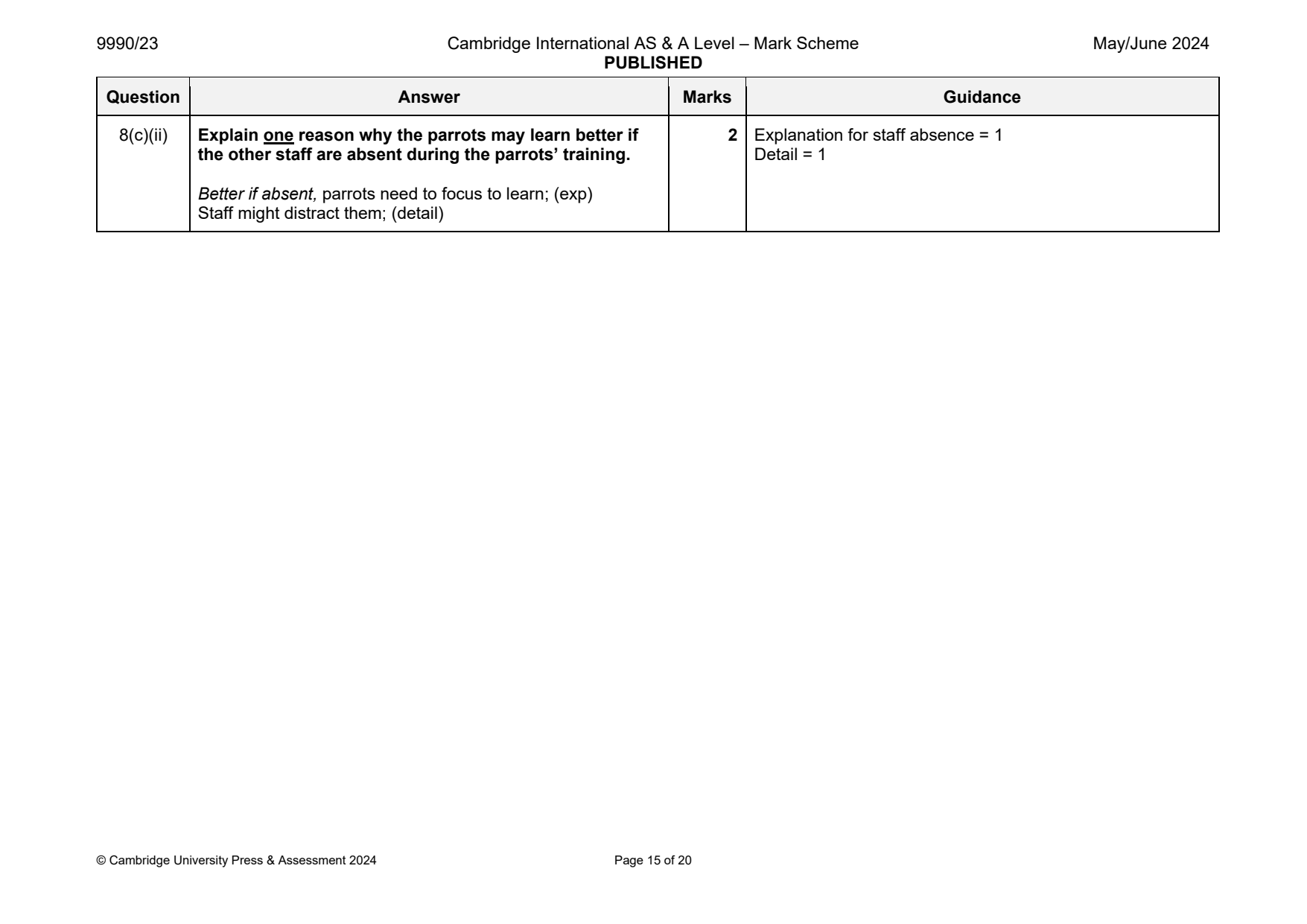 9990-2024-mj-23-q08 official mark scheme page