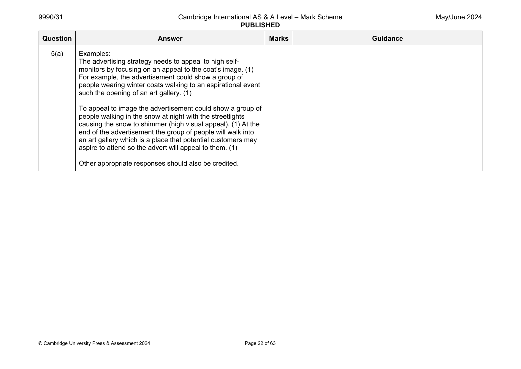9990-2024-mj-31-q05 official mark scheme page