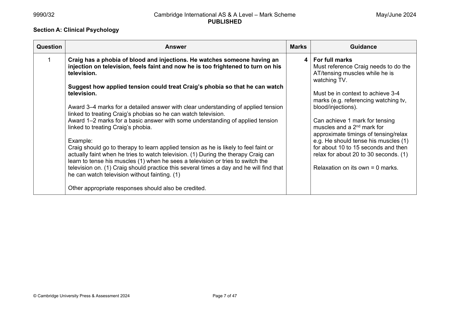 9990-2024-mj-32-q01 official mark scheme page
