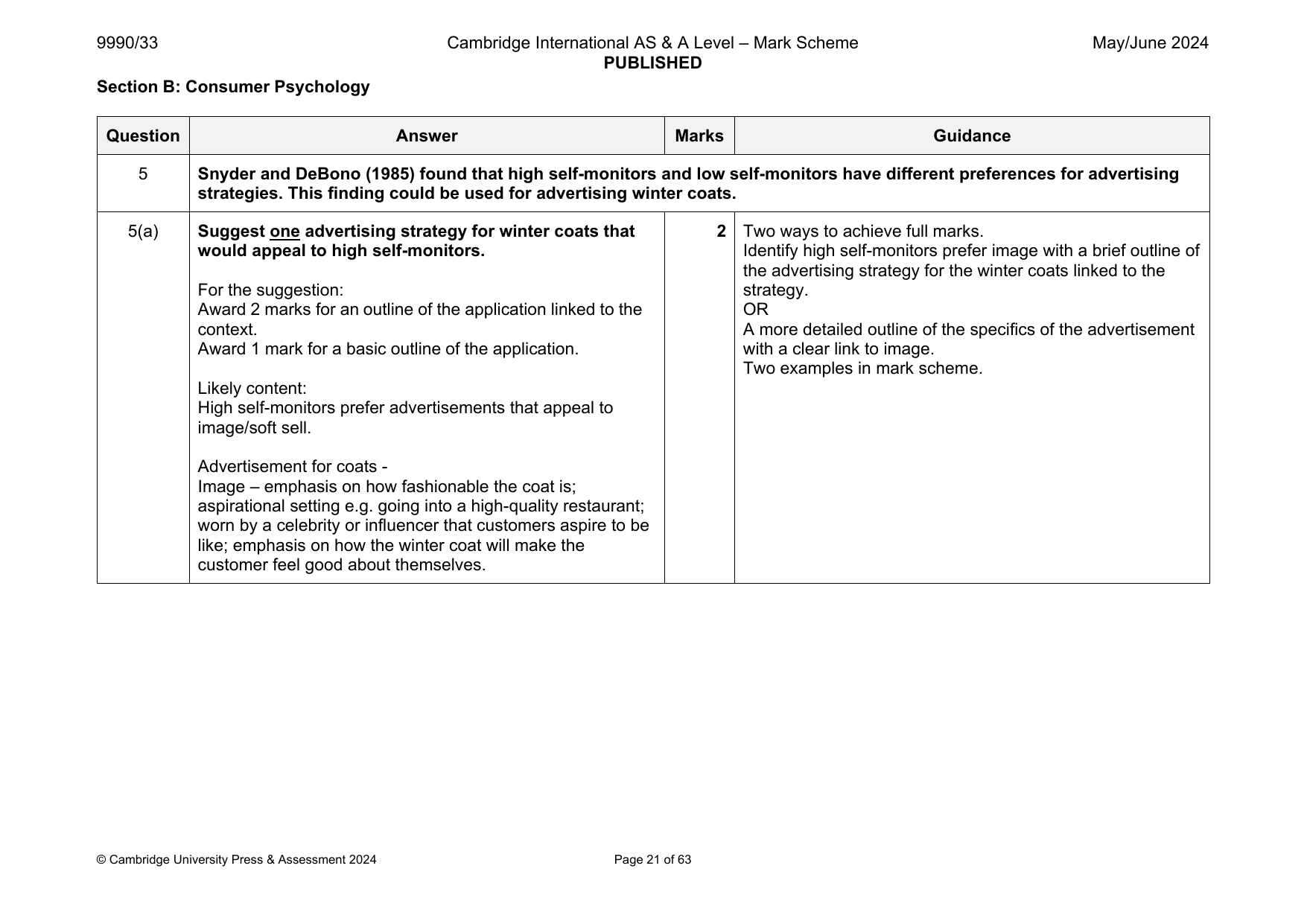 9990-2024-mj-33-q05 official mark scheme page