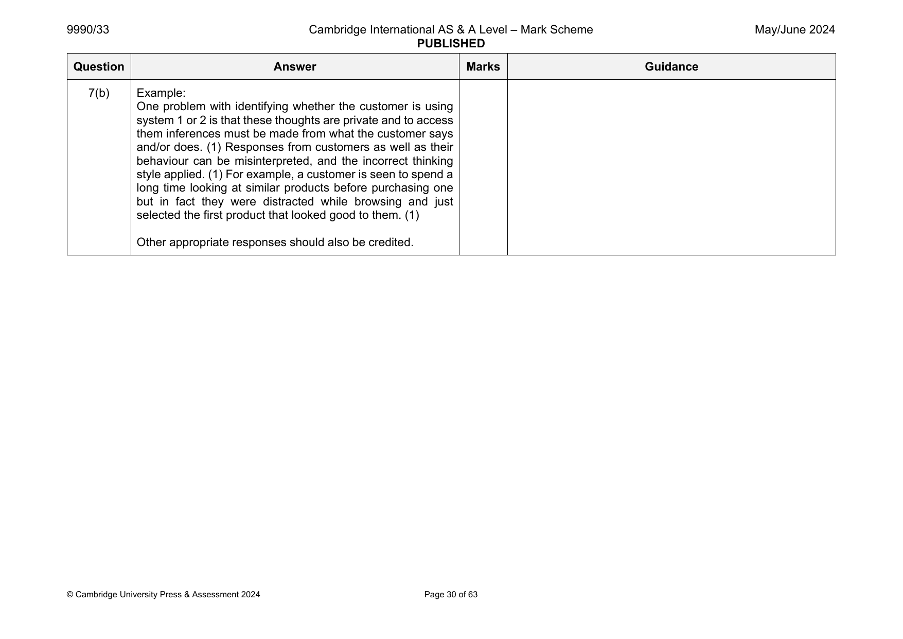 9990-2024-mj-33-q07 official mark scheme page