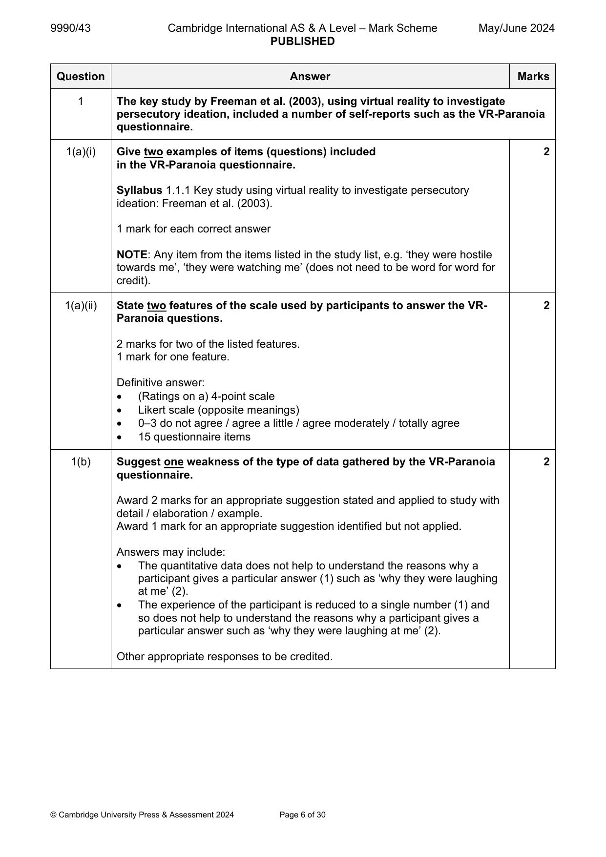 9990-2024-mj-43-q02 official mark scheme page