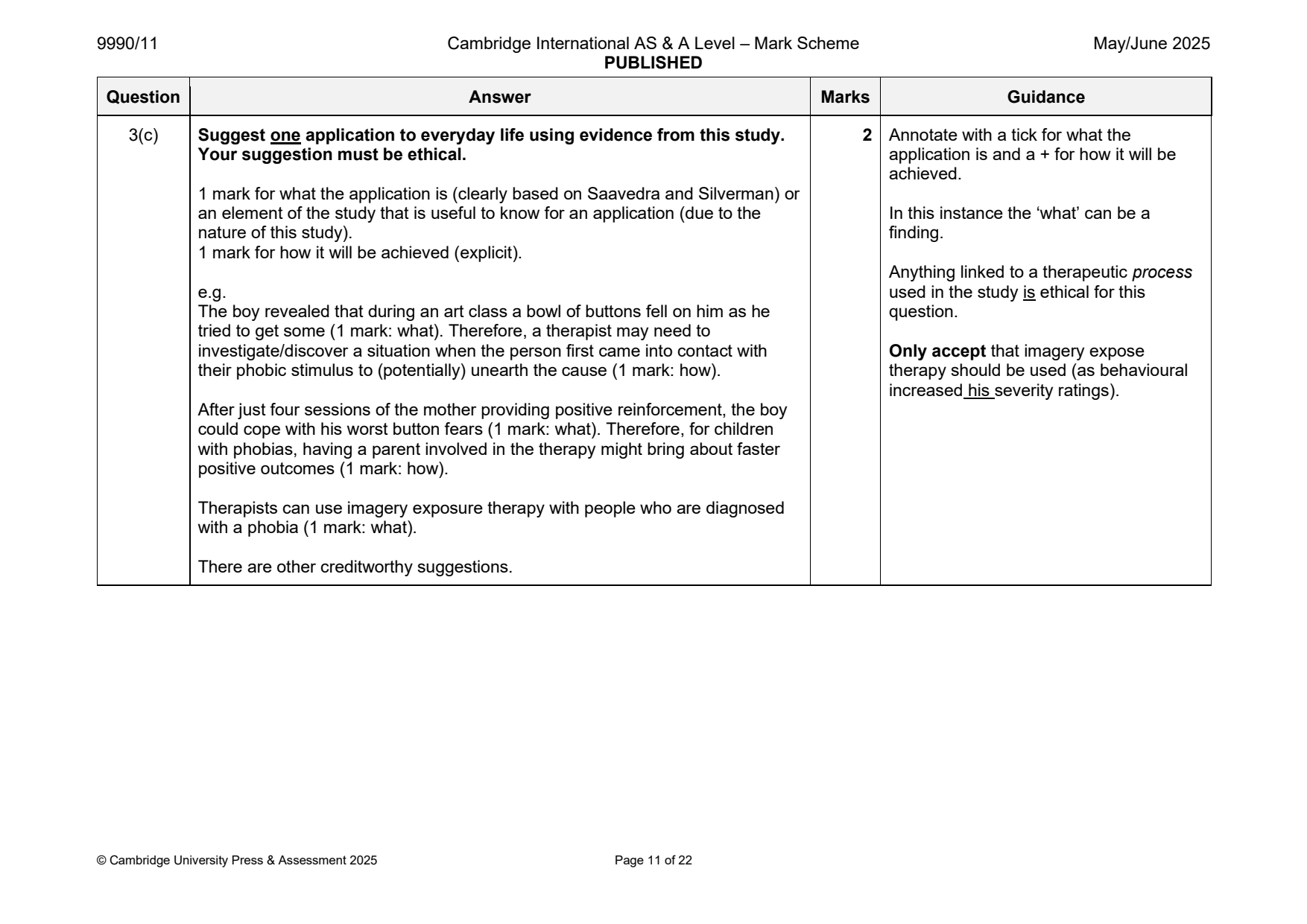 9990-2025-mj-11-q03 official mark scheme page