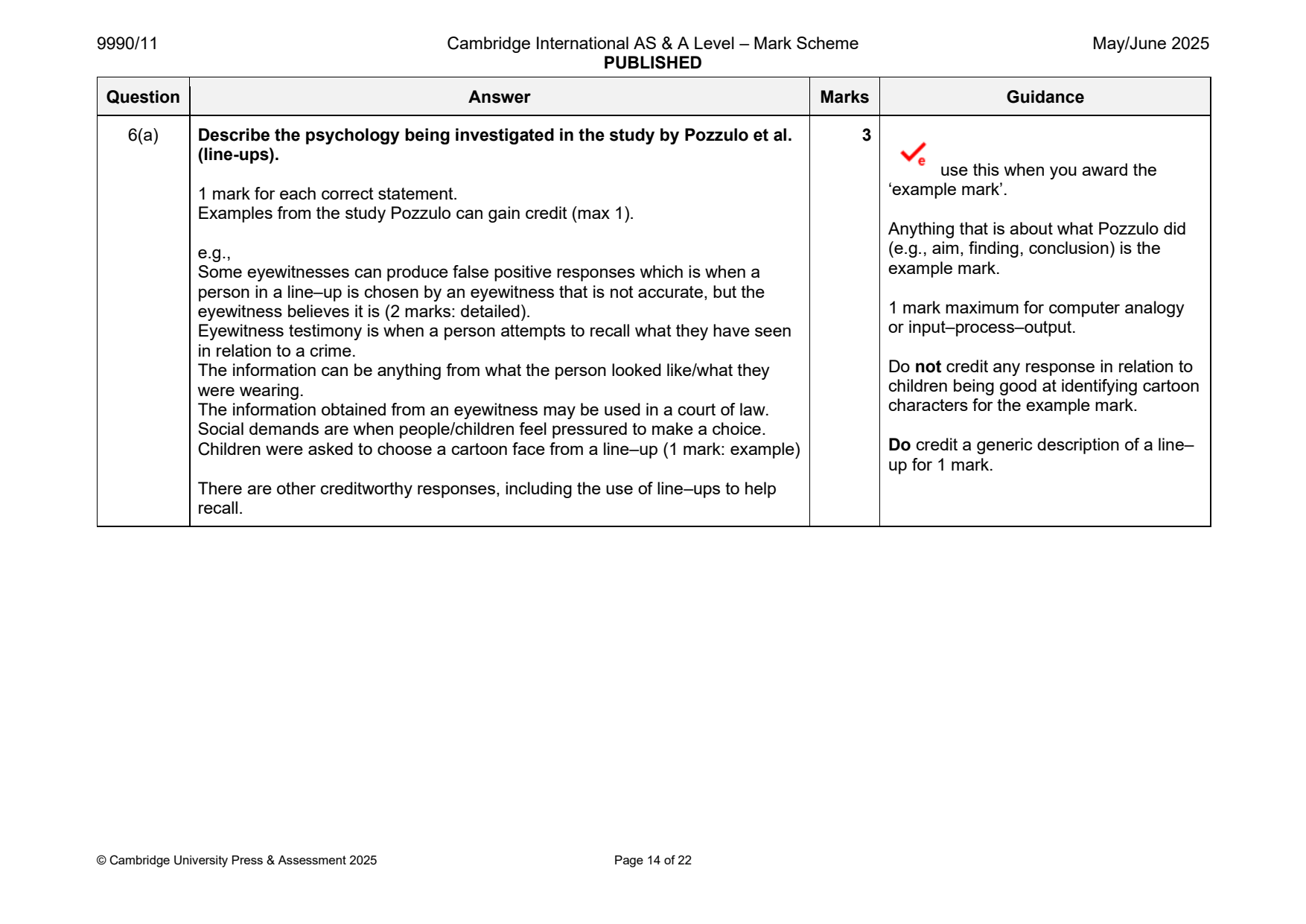 9990-2025-mj-11-q06 official mark scheme page