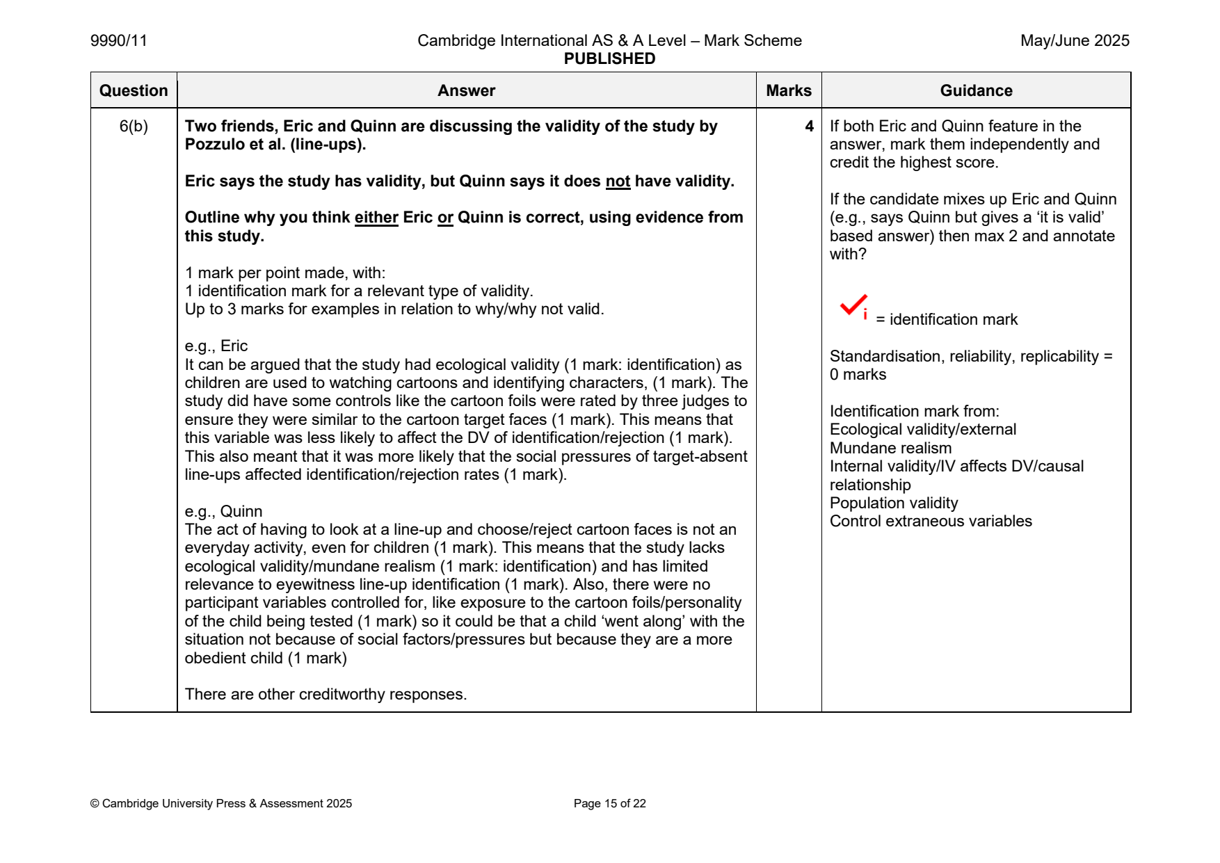 9990-2025-mj-11-q06 official mark scheme page