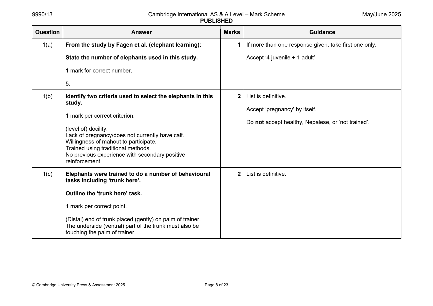 9990-2025-mj-13-q01 official mark scheme page