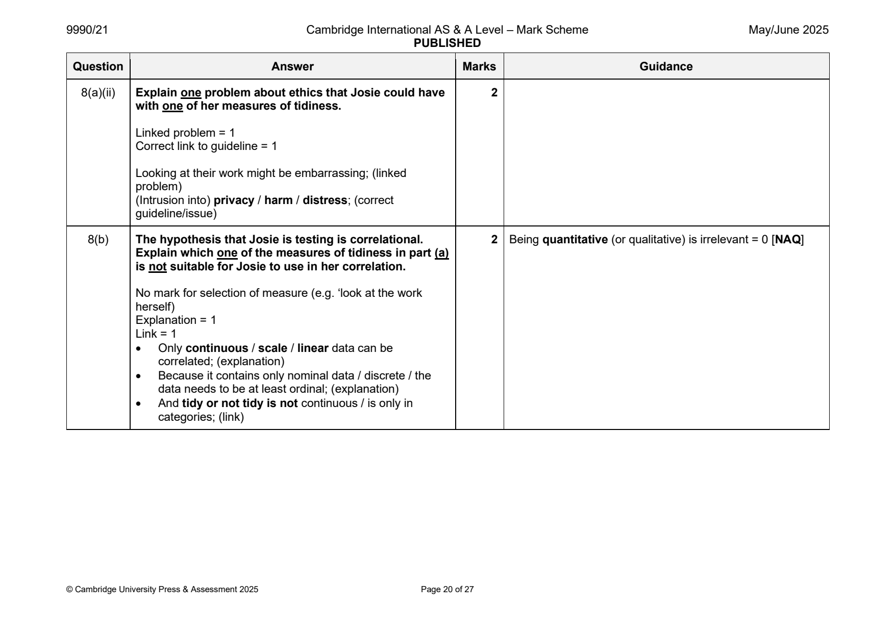 9990-2025-mj-21-q08 official mark scheme page