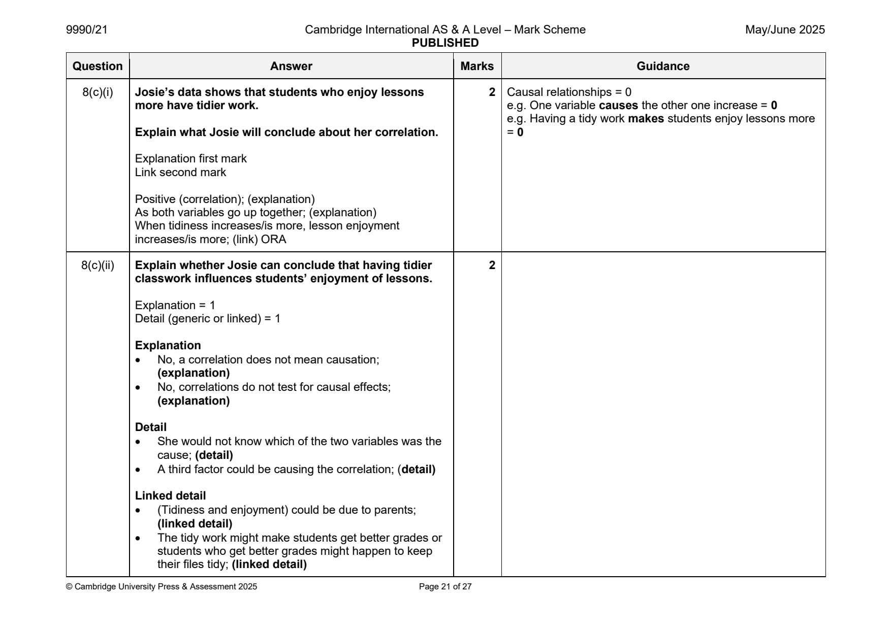 9990-2025-mj-21-q08 official mark scheme page