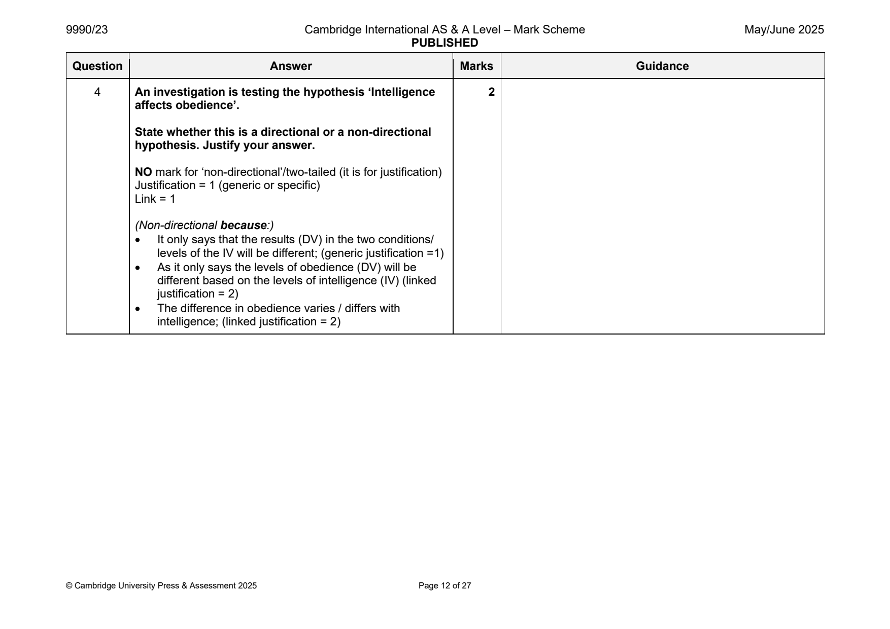 9990-2025-mj-23-q04 official mark scheme page