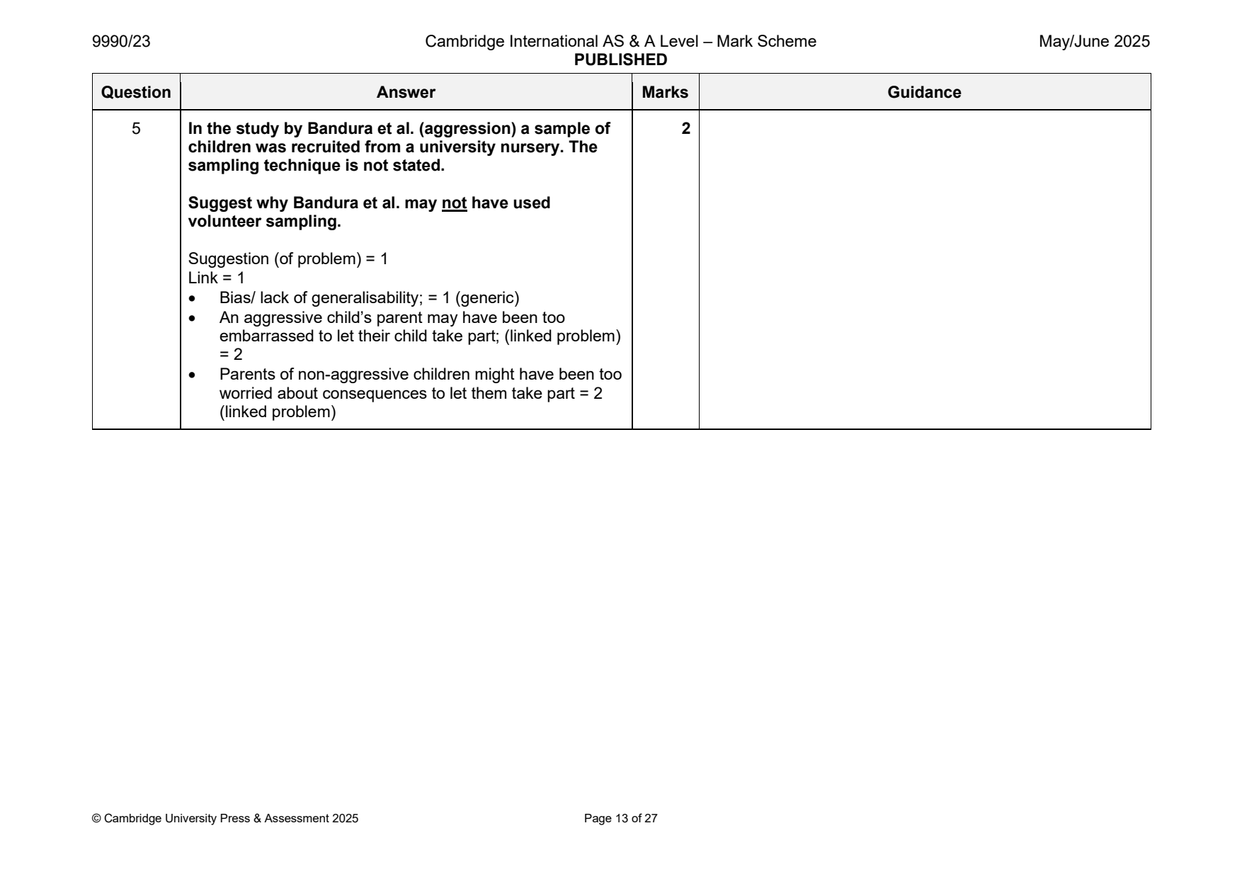 9990-2025-mj-23-q05 official mark scheme page