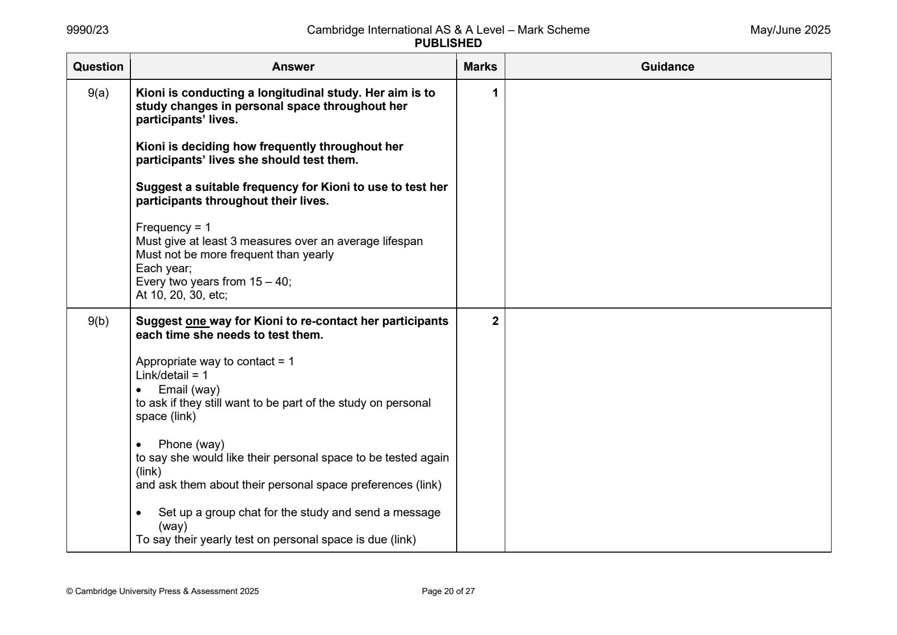 9990-2025-mj-23-q09 official mark scheme page