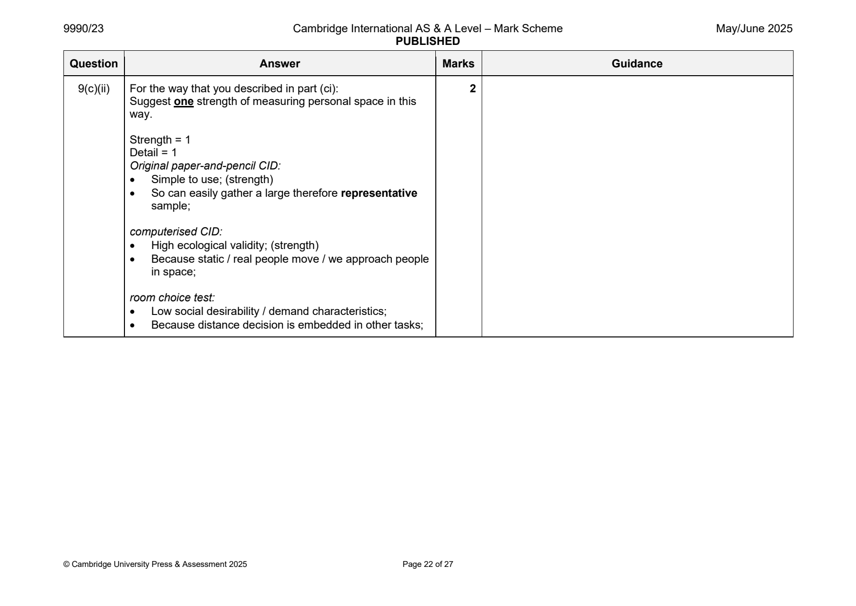 9990-2025-mj-23-q09 official mark scheme page