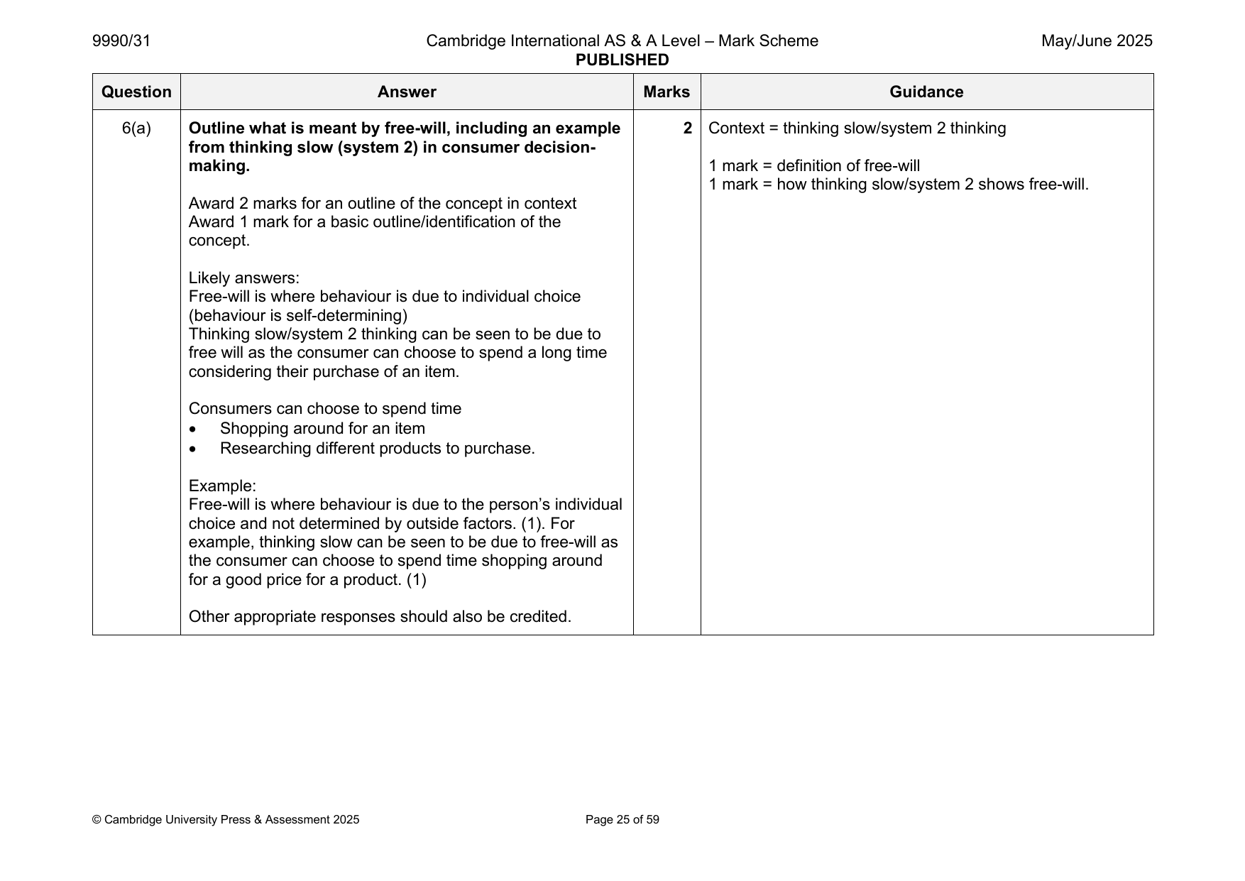9990-2025-mj-31-q06 official mark scheme page