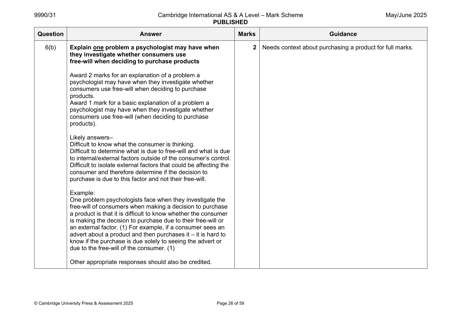 9990-2025-mj-31-q06 official mark scheme page