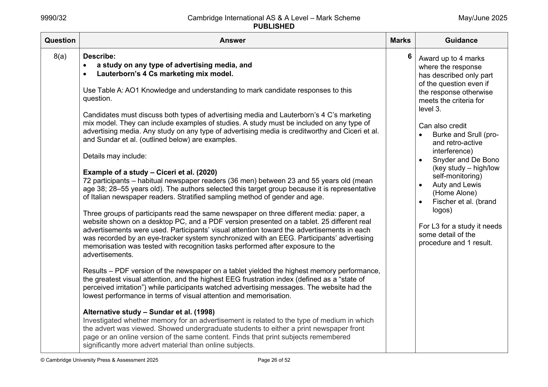 9990-2025-mj-32-q08 official mark scheme page