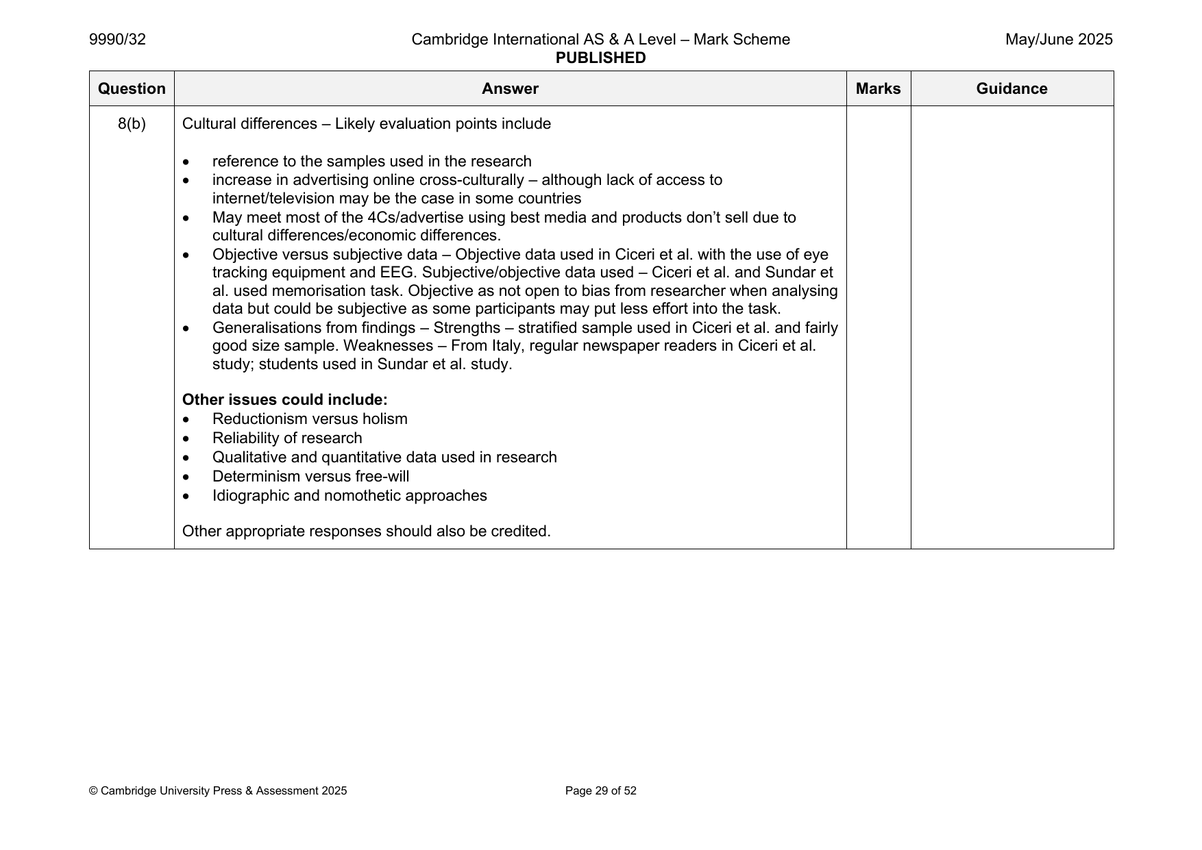 9990-2025-mj-32-q08 official mark scheme page