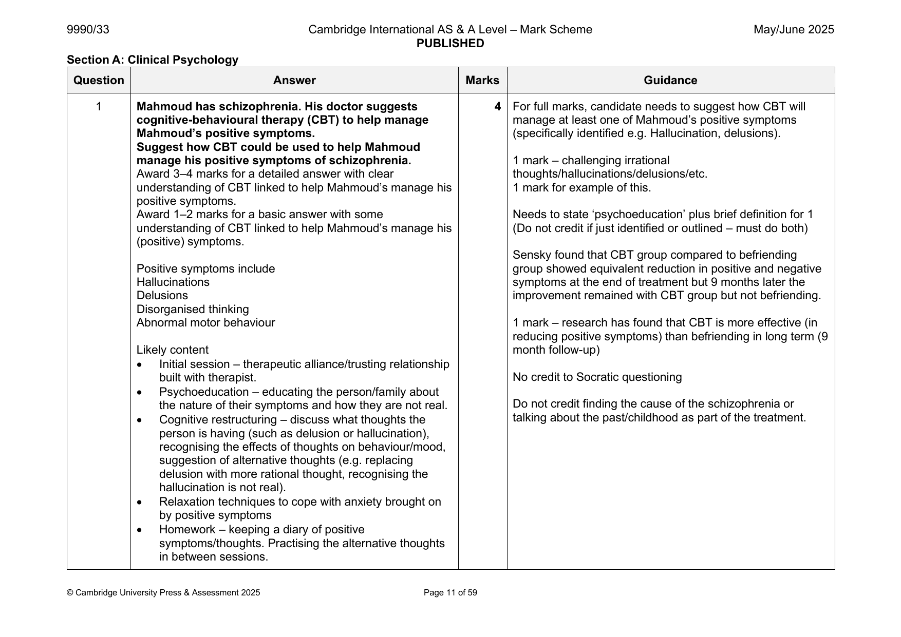 9990-2025-mj-33-q01 official mark scheme page