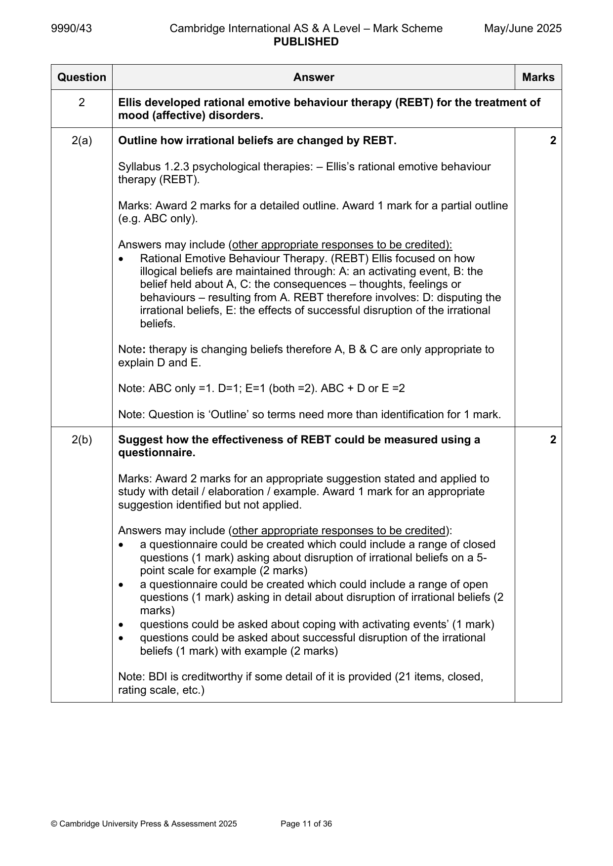 9990-2025-mj-43-q02 official mark scheme page