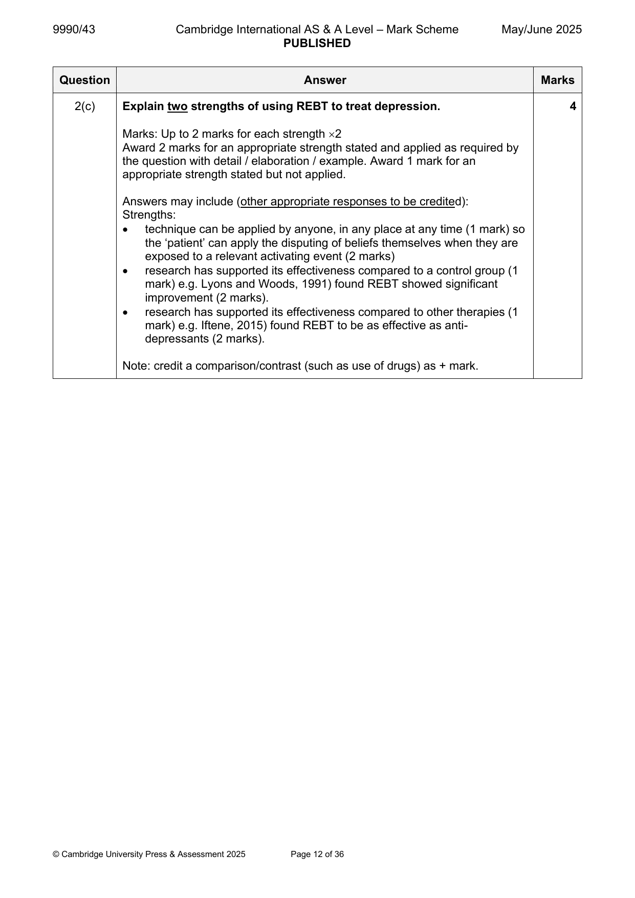 9990-2025-mj-43-q02 official mark scheme page