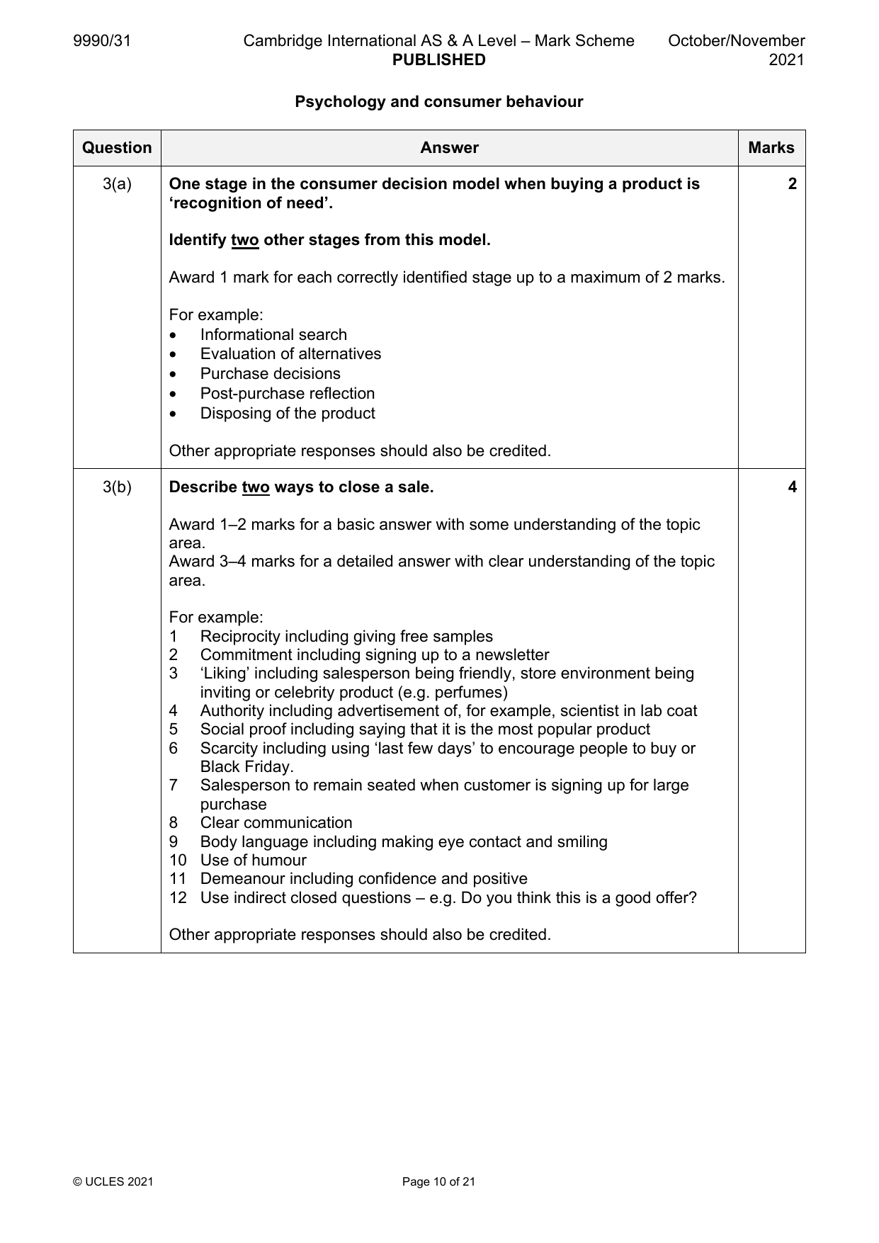 9990-2021-on-31-q03 official mark scheme page