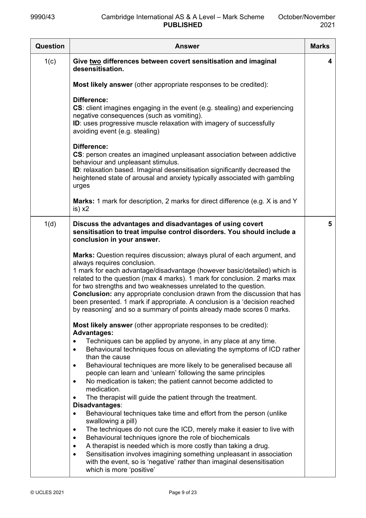 9990-2021-on-43-q01 official mark scheme page